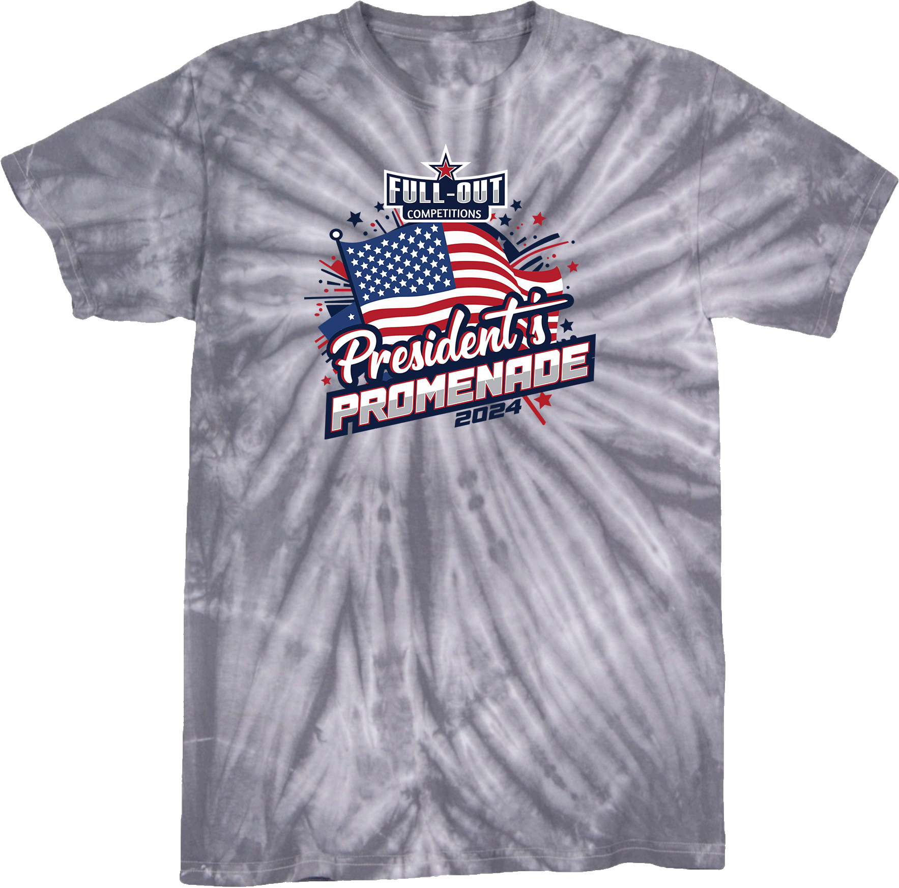 Tie-Dye Short Sleeves - 2024 Presidents Promenade