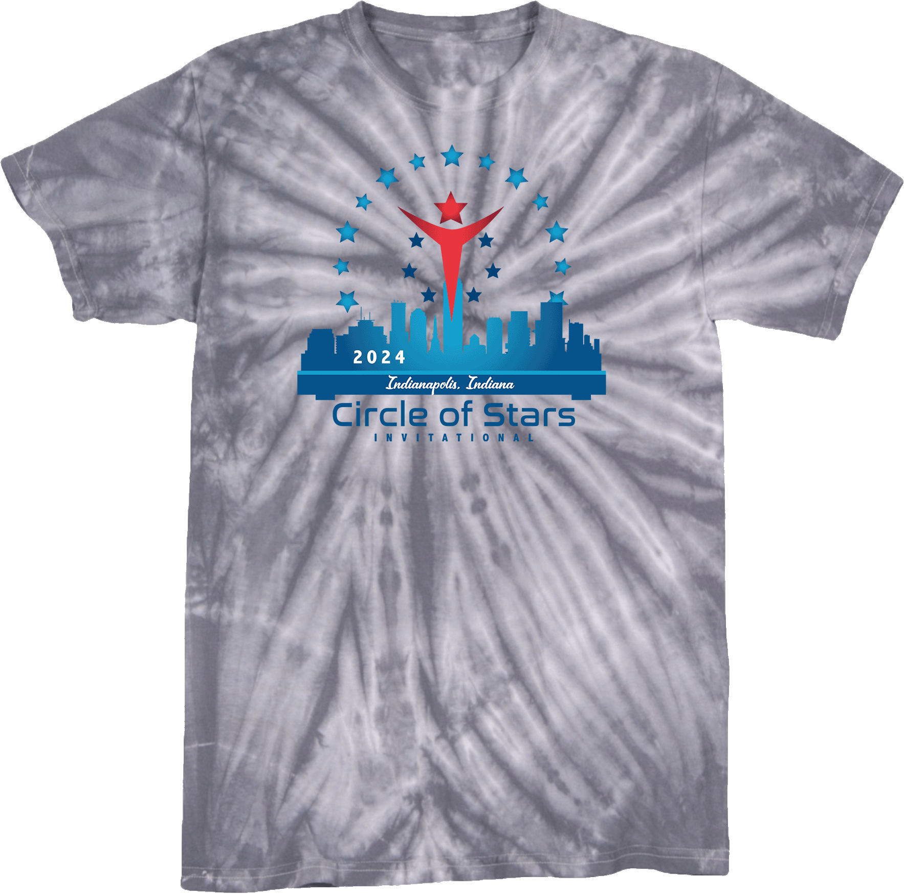 Tie-Dye Short Sleeves - 2024 Circle Of Stars Invitational