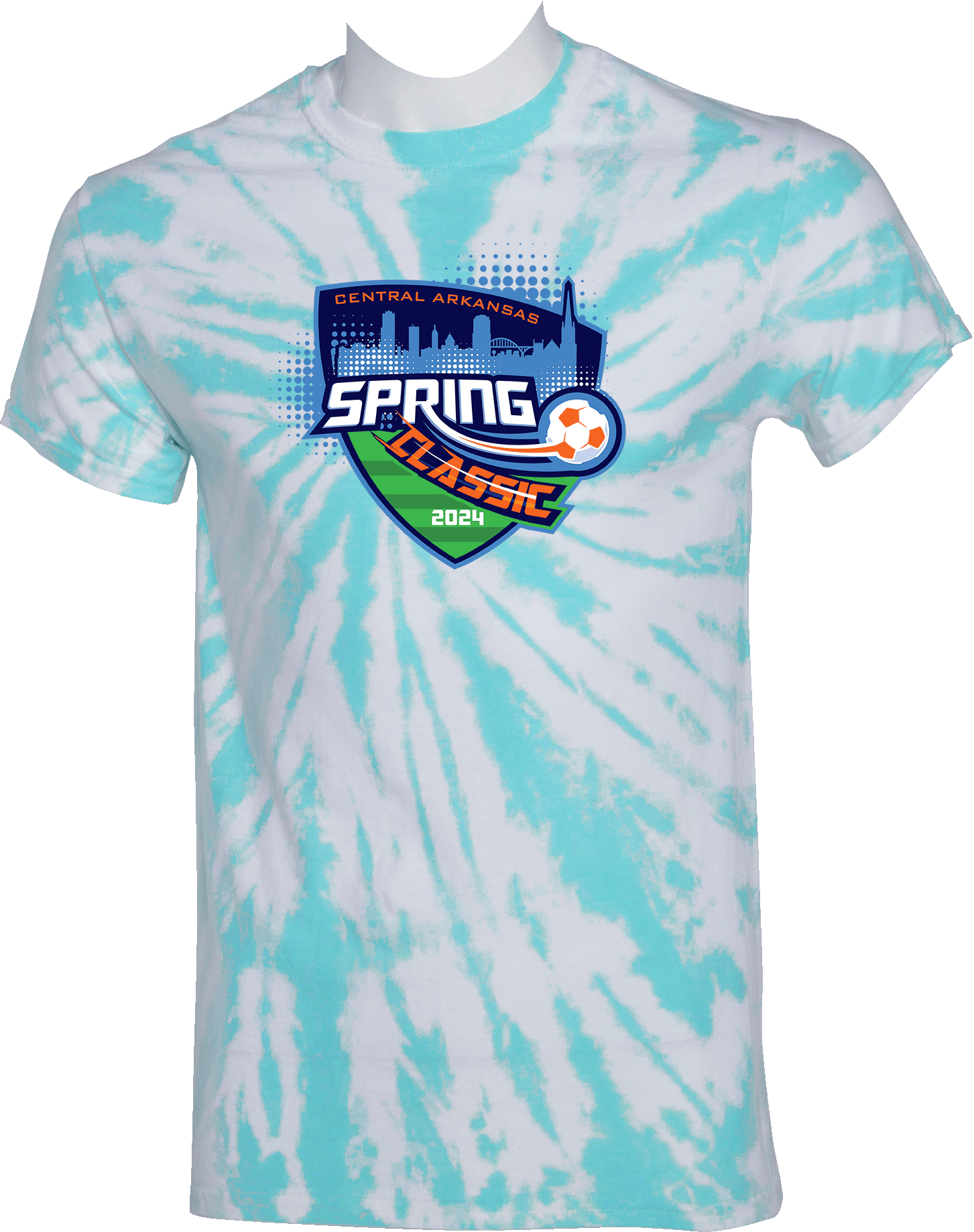 Tie-Dye Short Sleeves - 2024 Central Arkansas Spring Classic