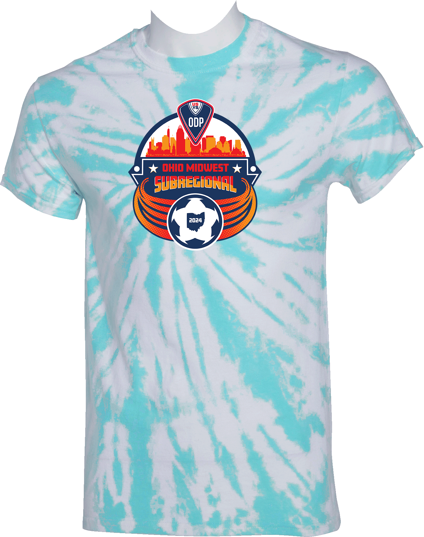 Tie-Dye Short Sleeves - 2024 USYS ODP OH Midwest Subregional