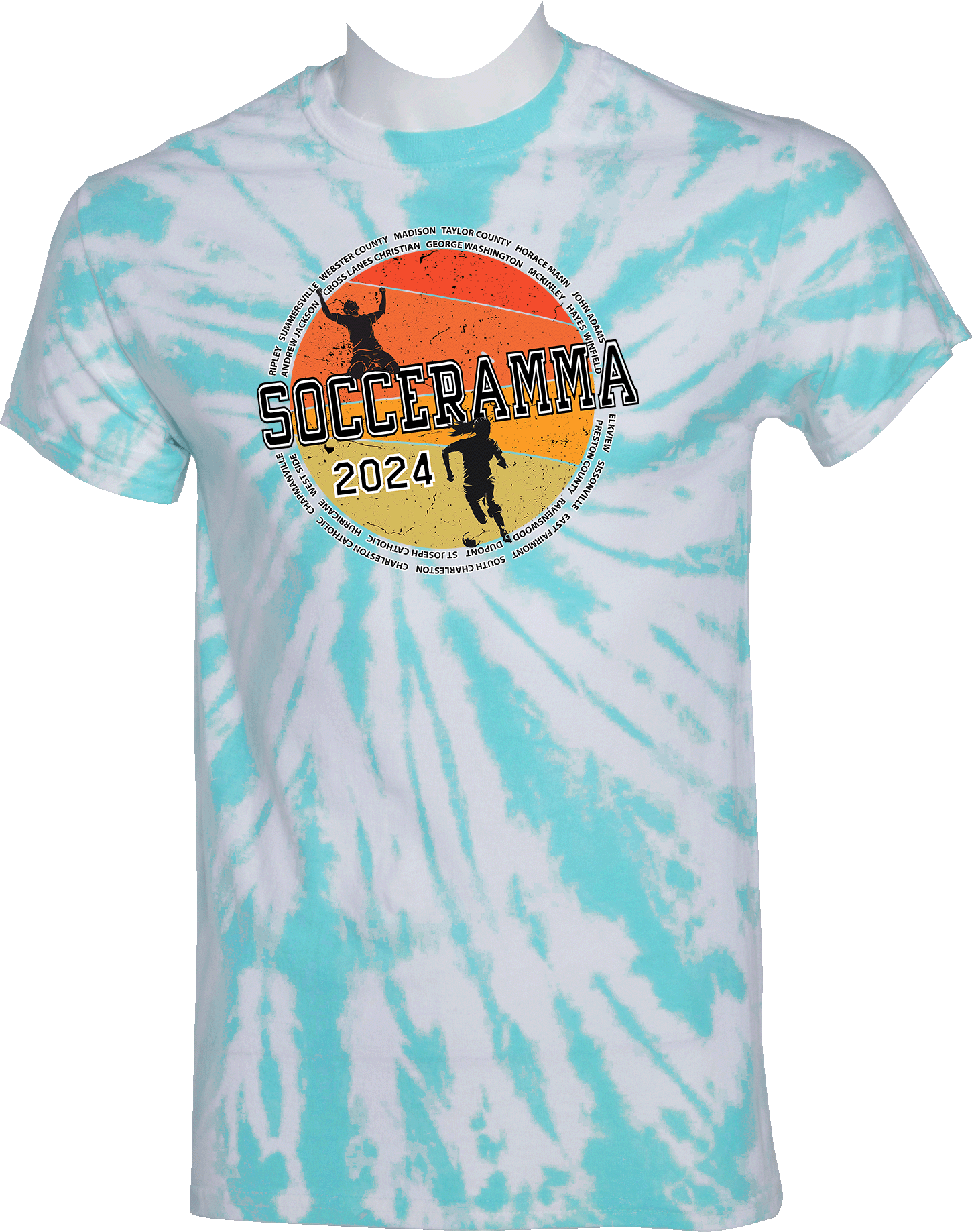 Tie-Dye Short Sleeves - 2024 Middle School Socceramma