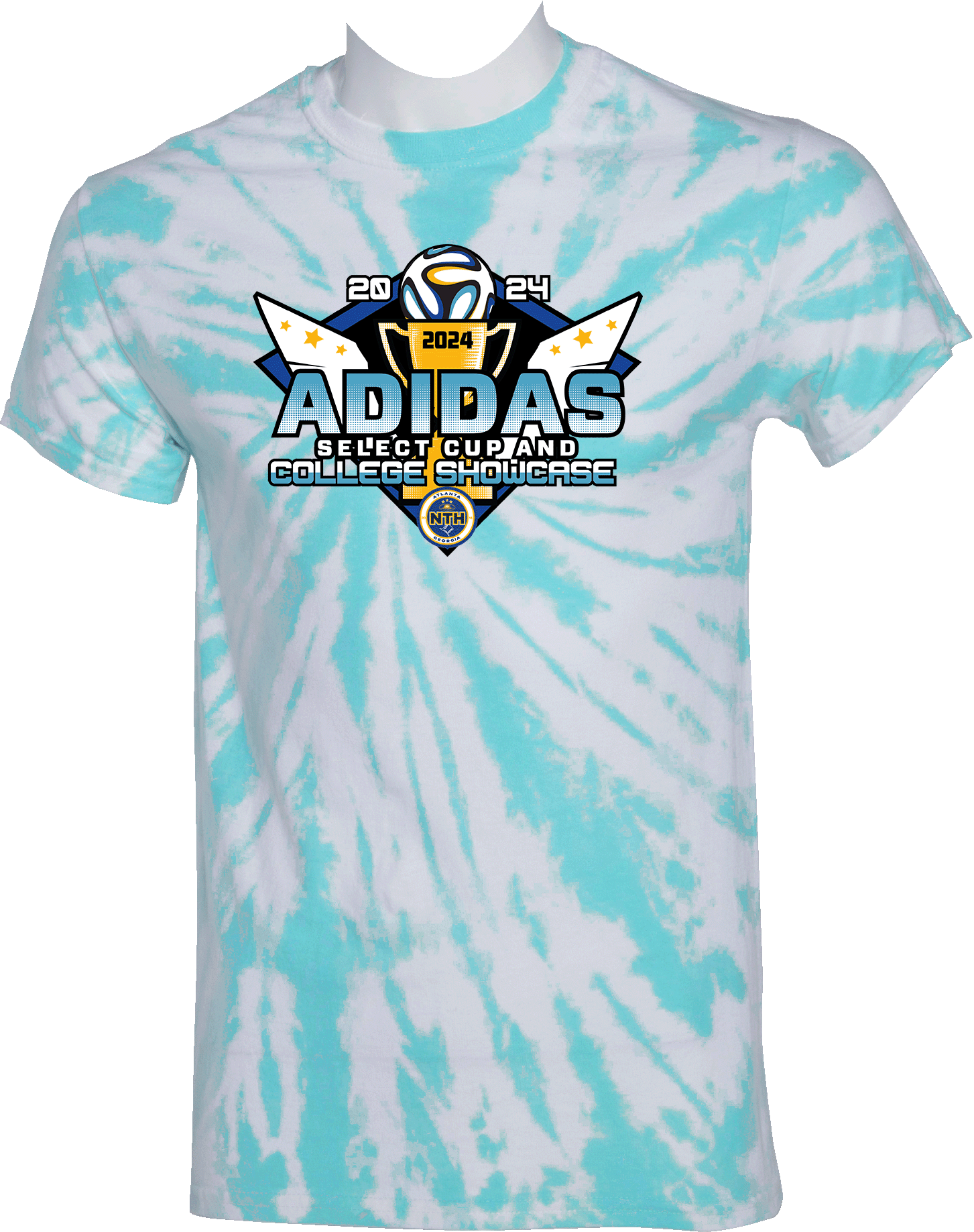 Tie-Dye Short Sleeves - 2024 NTH Adidas Select Cup and College Showcase