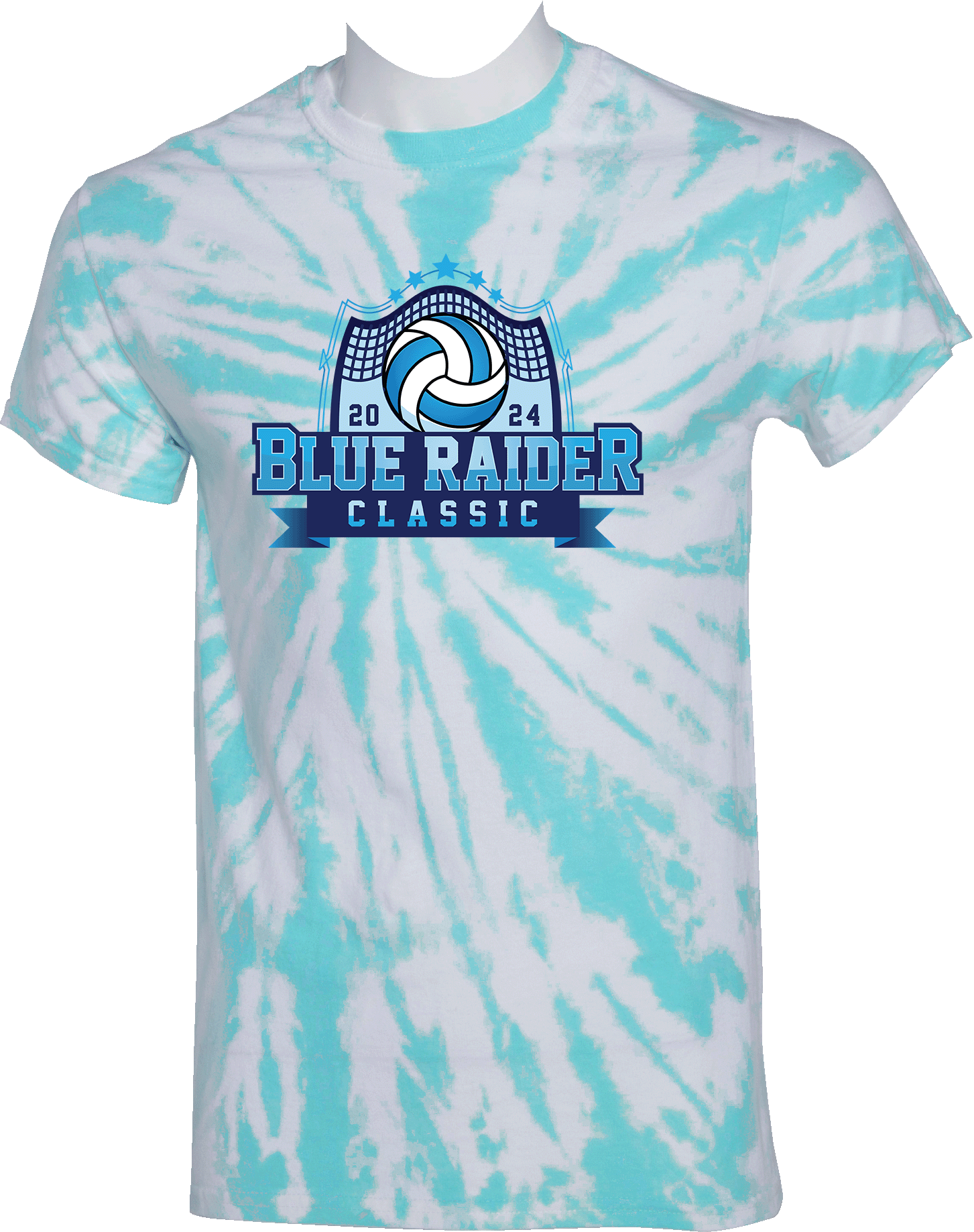 Tie-Dye Short Sleeves - 2024 Blue Raider Middle School Tournament