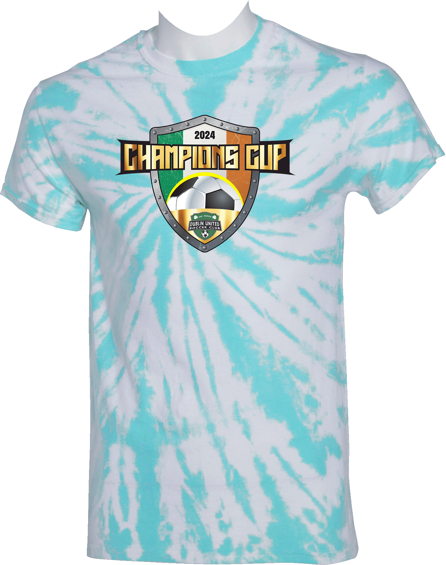 TieDye Short Sleeves 2024 Dublin United Champions Cup