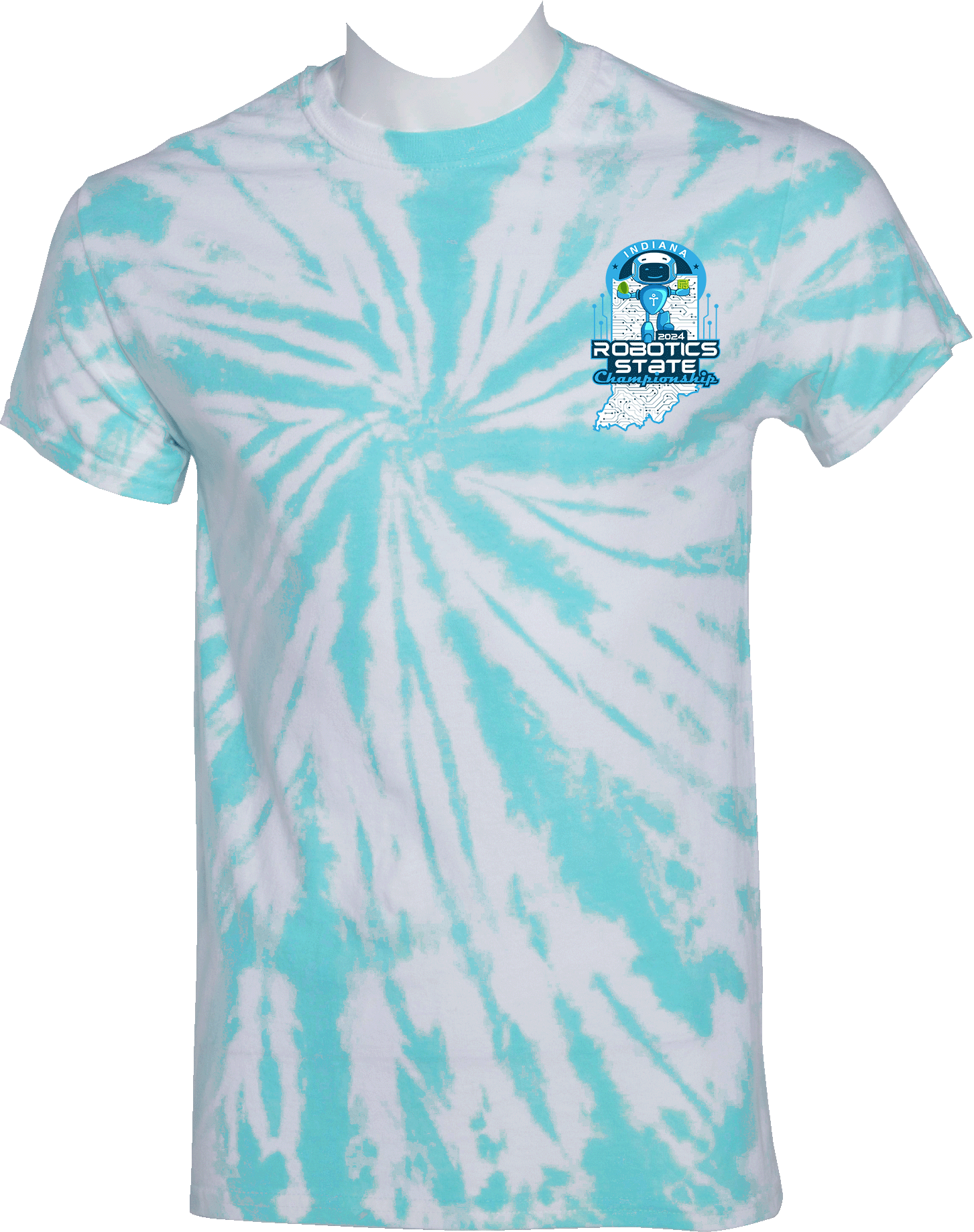 Tie-Dye Short Sleeves - 2024 Indiana Robotics State Championship