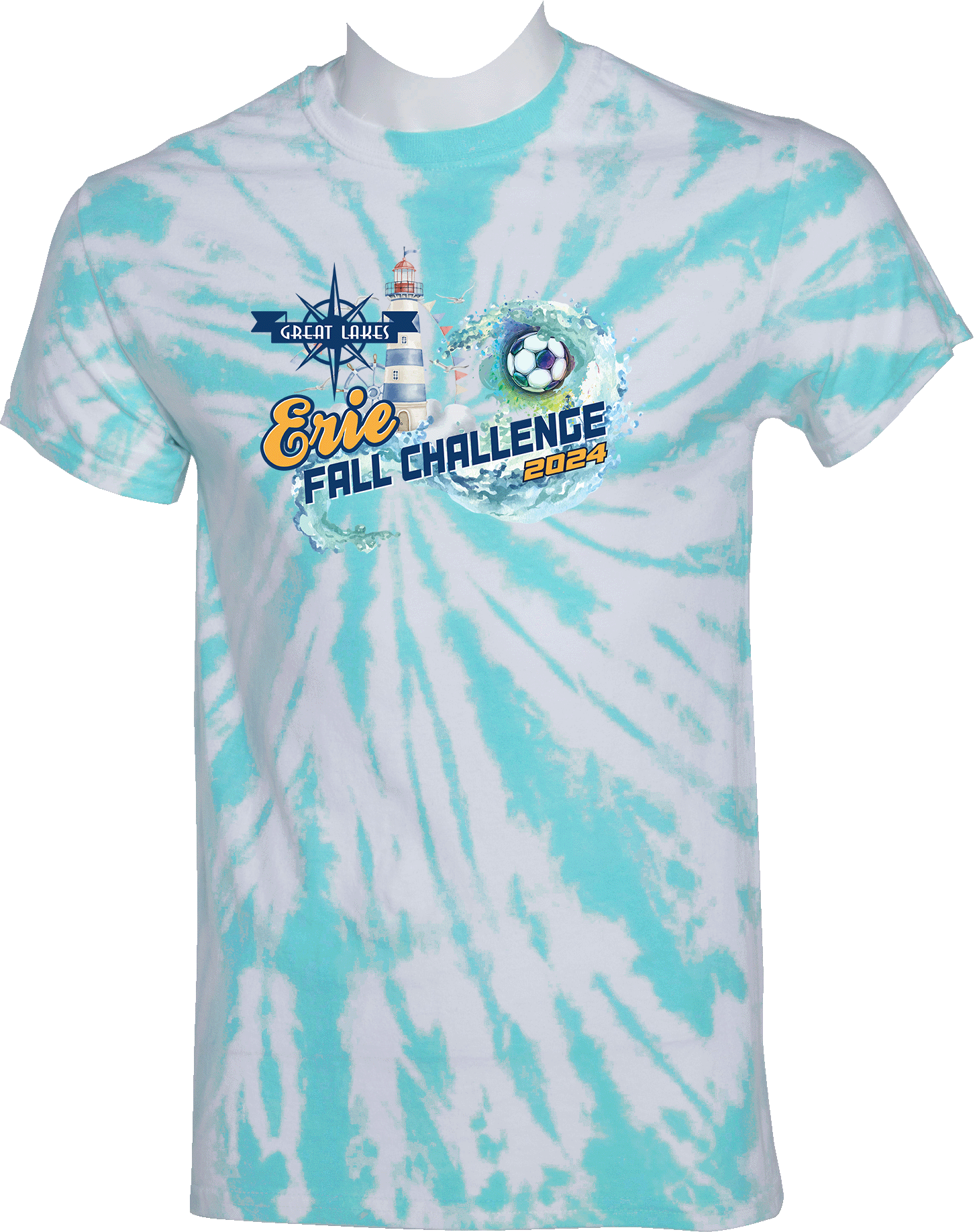 Tie-Dye Short Sleeves - 2024 Great Lakes Erie Fall Challenge