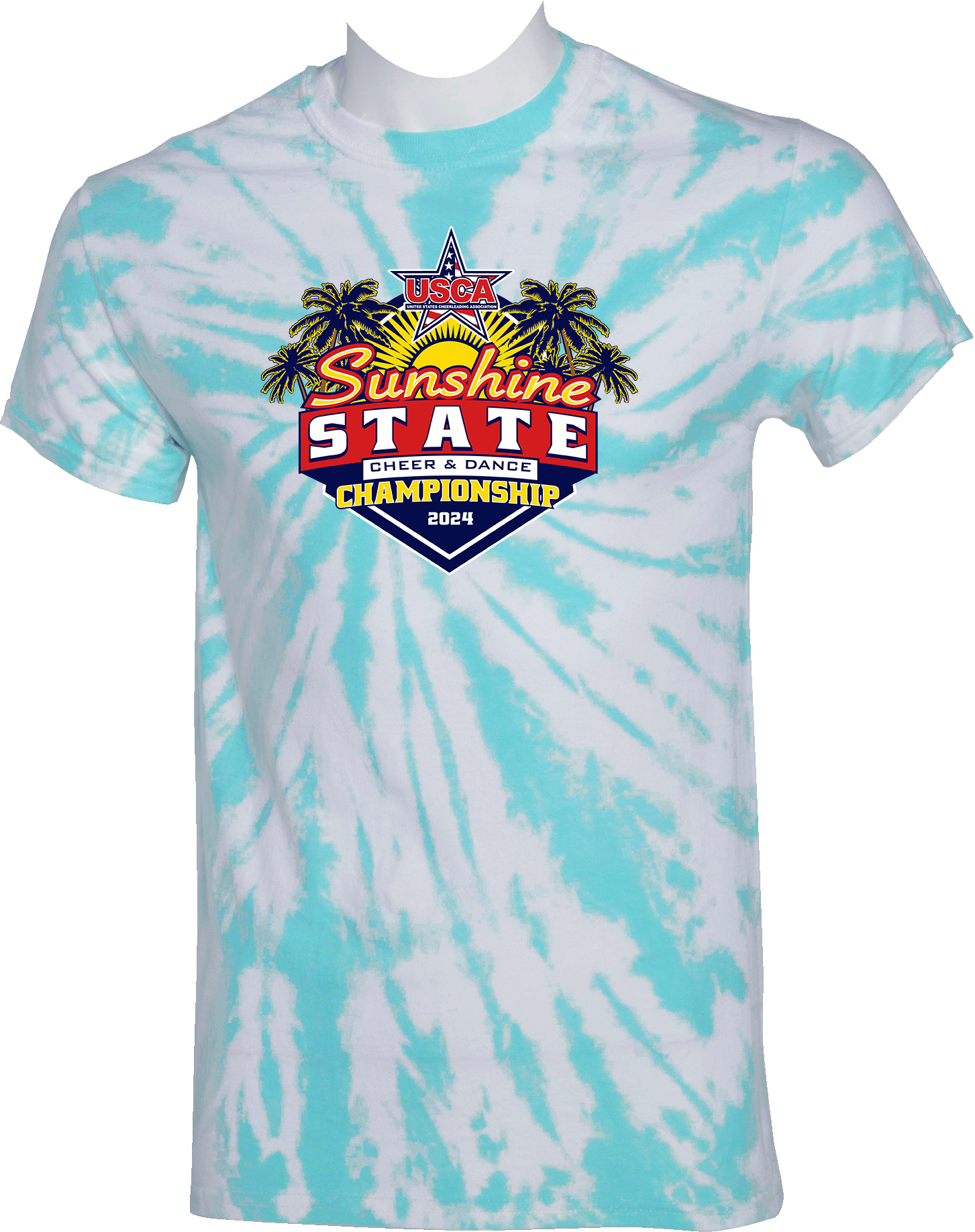 Tie-Dye Short Sleeves - 2024 Sunshine State Cheerleading & Dance Championship