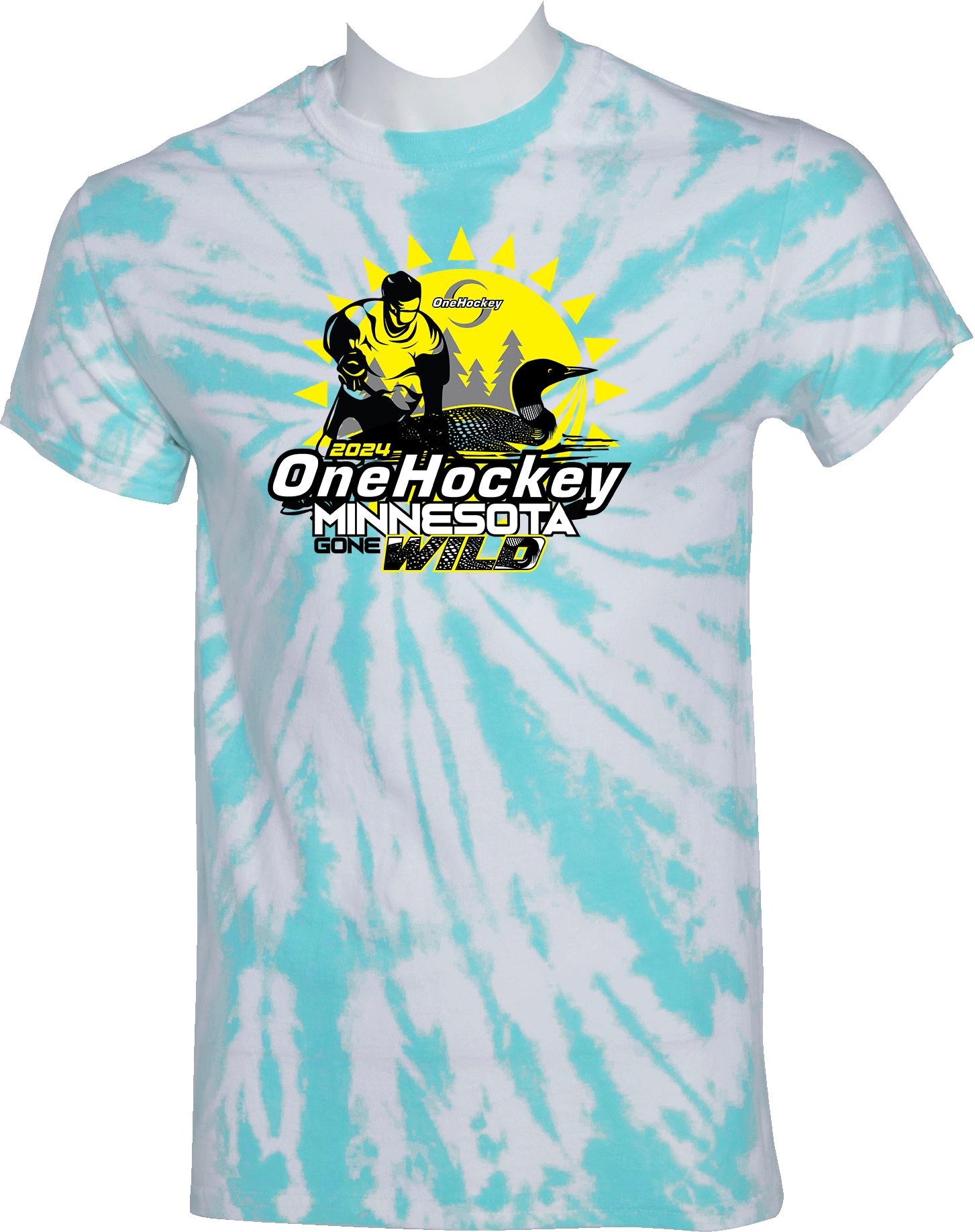 Tie-Dye Short Sleeves - 2024 OneHockey Minnesota Gone Wild