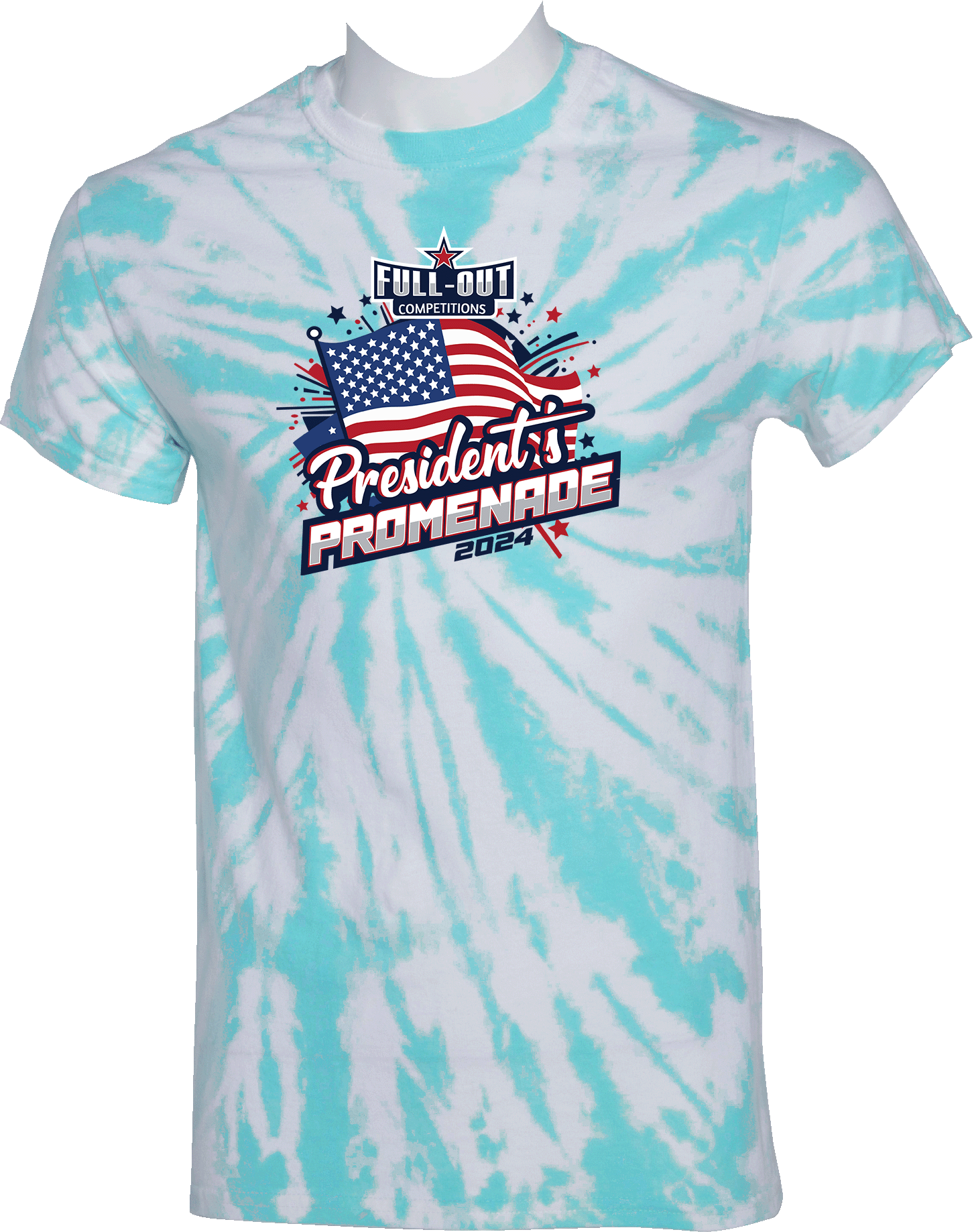 Tie-Dye Short Sleeves - 2024 Presidents Promenade