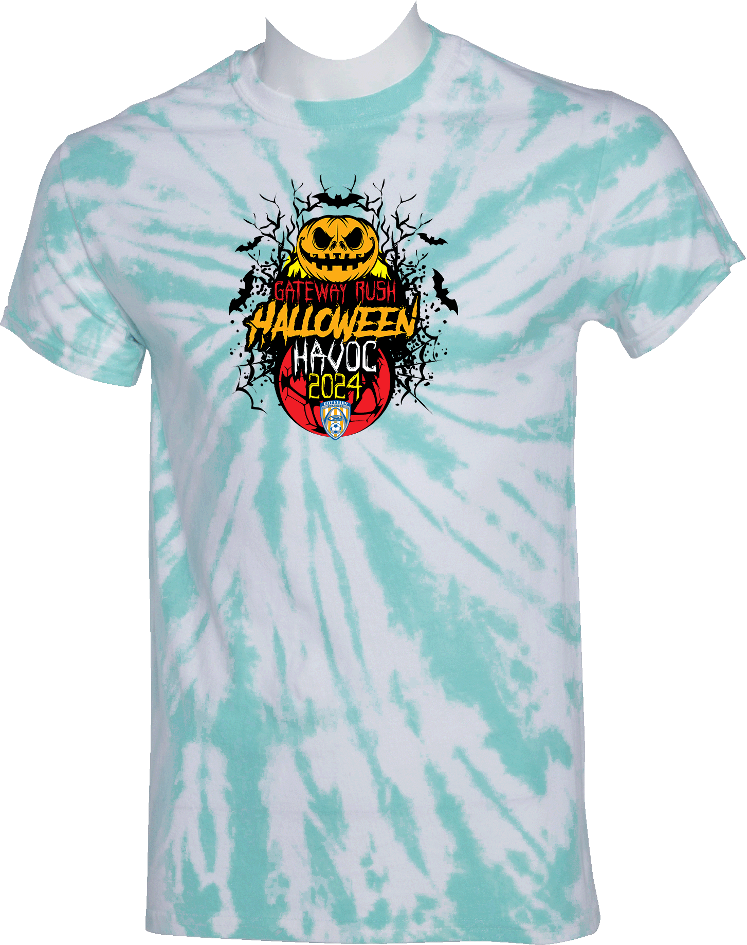 Tie-Dye Short Sleeves - 2024 Gateway Rush Halloween Havoc