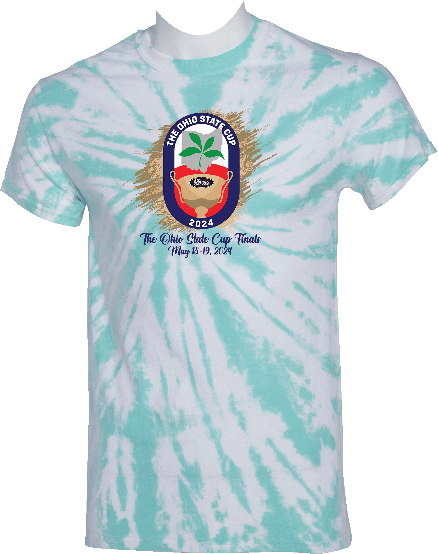 Tie-Dye Short Sleeves - 2024 US Club Ohio State Cup Finals