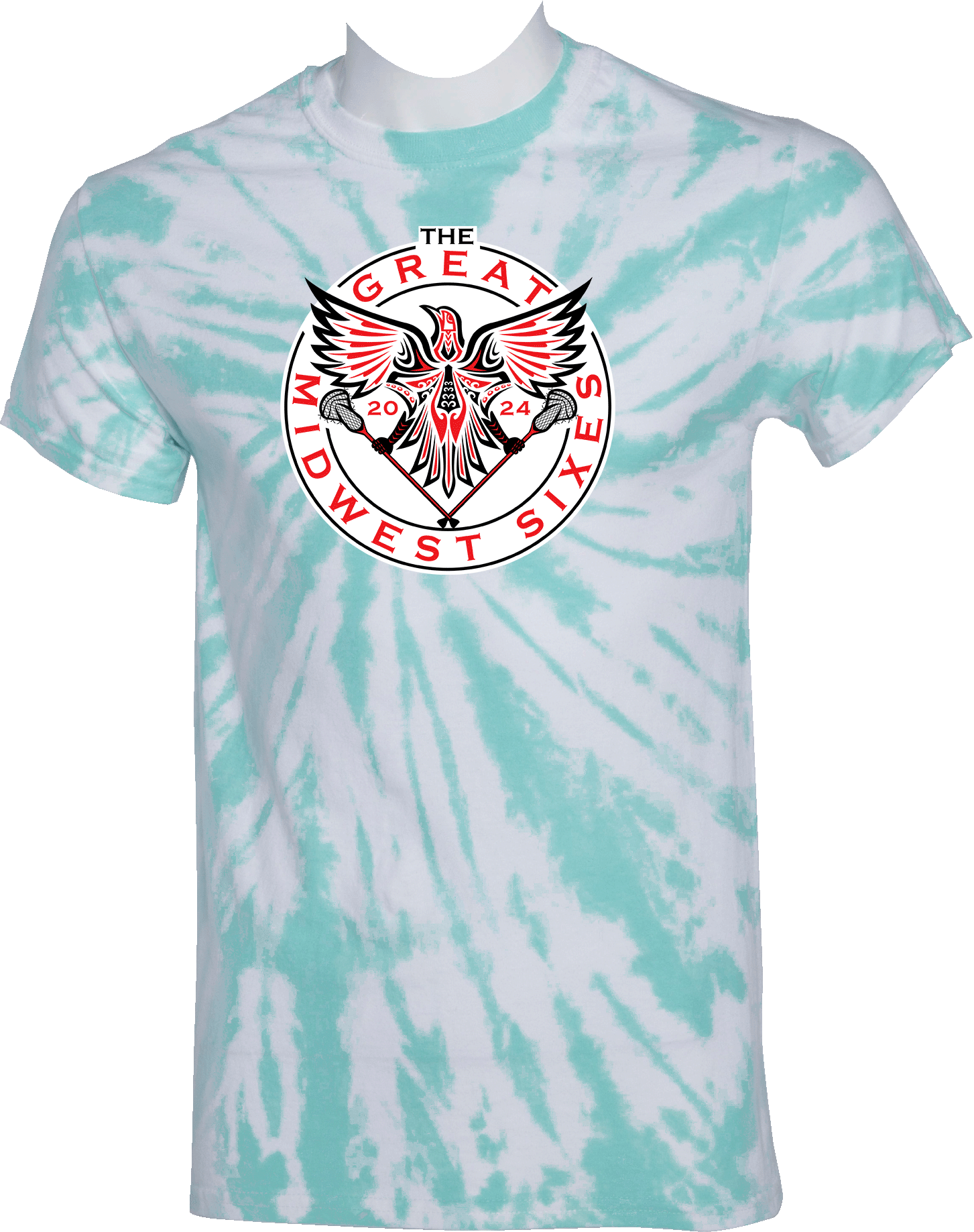 Tie-Dye Short Sleeves - 2024 The Great Midwest Sixes