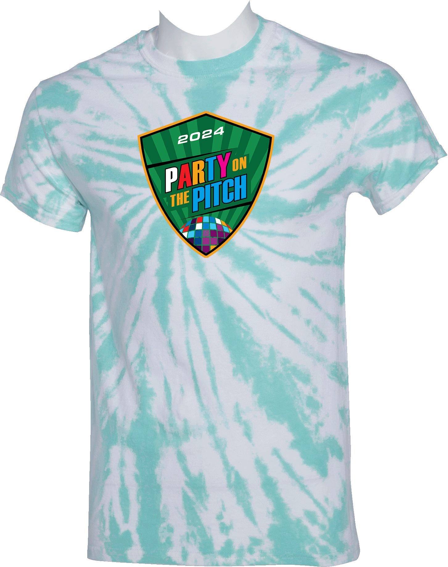 Tie-Dye Short Sleeves - 2024 Party On The Pitch