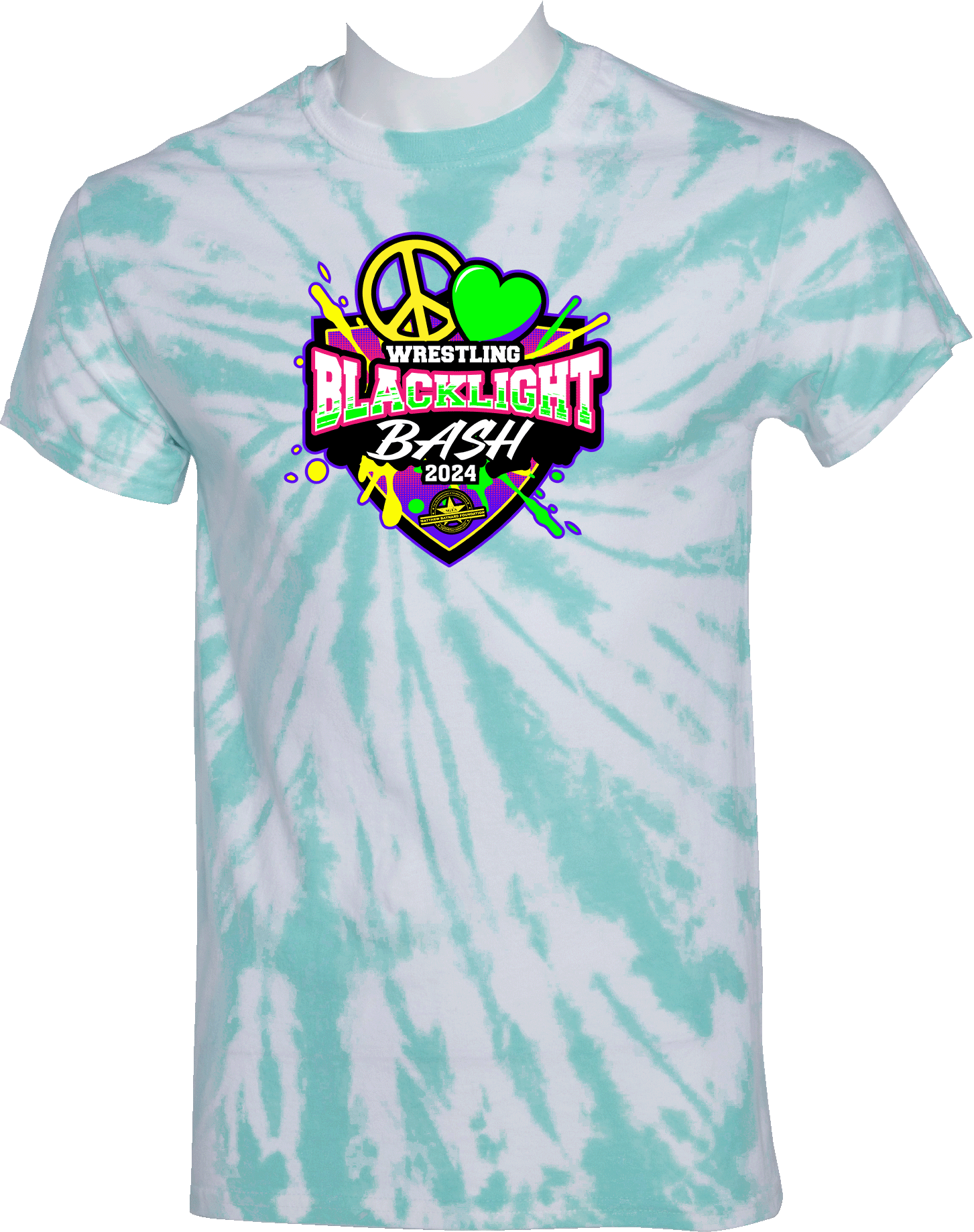 Tie-Dye Short Sleeves - 2024 Blacklight Spring Fling