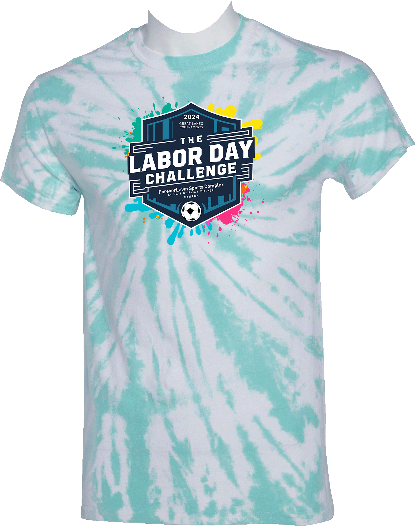 Tie-Dye Short Sleeves - 2024 Great Lakes Labor Day Challenge