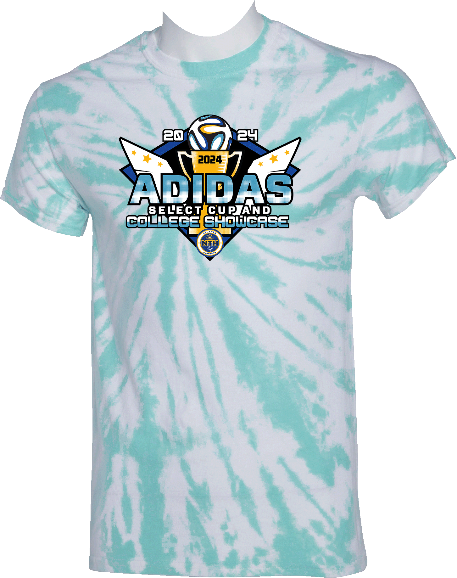 Tie-Dye Short Sleeves - 2024 NTH Adidas Select Cup and College Showcase