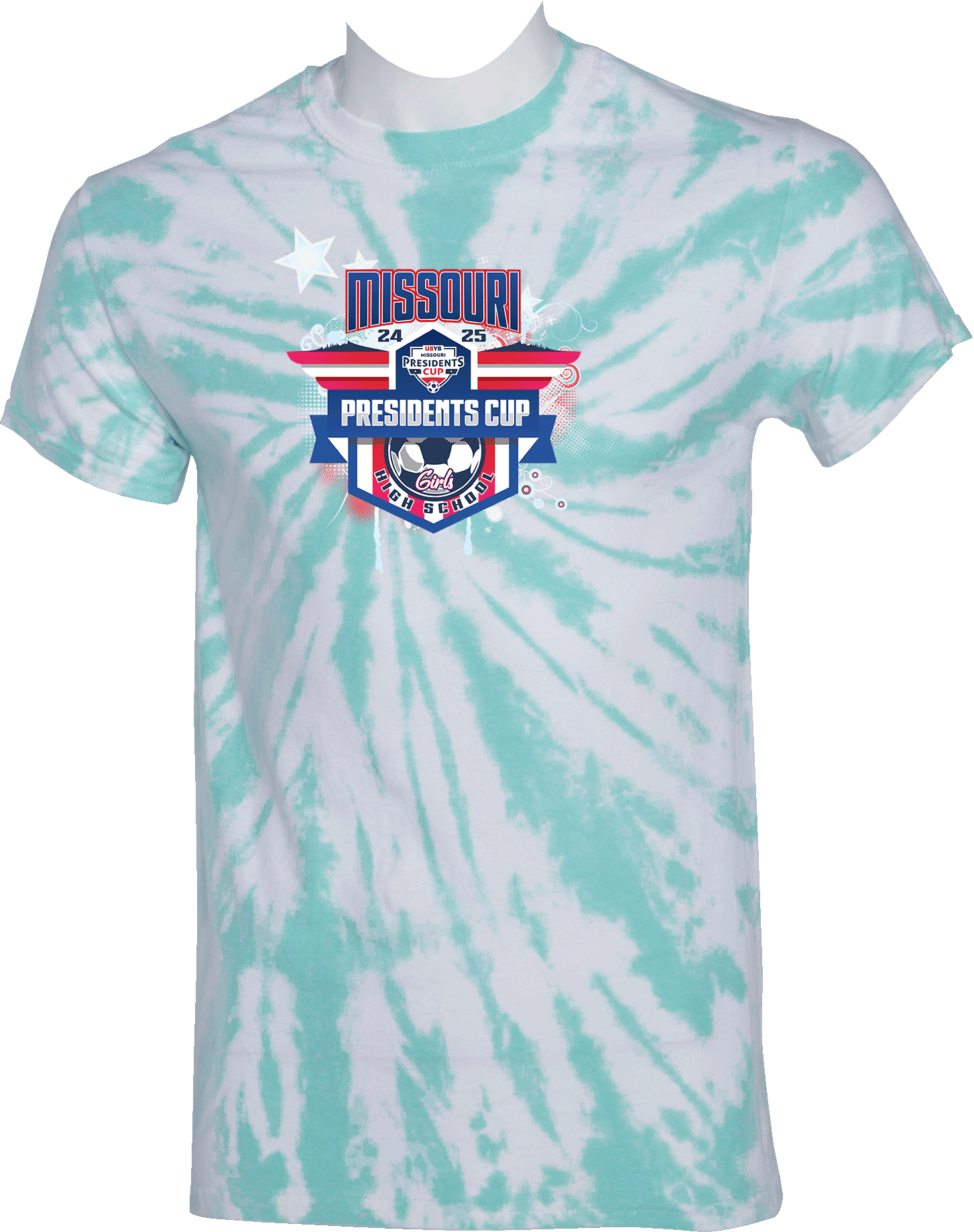 Tie-Dye Short Sleeves - 2024 USYS High School Girls Presidents Cup