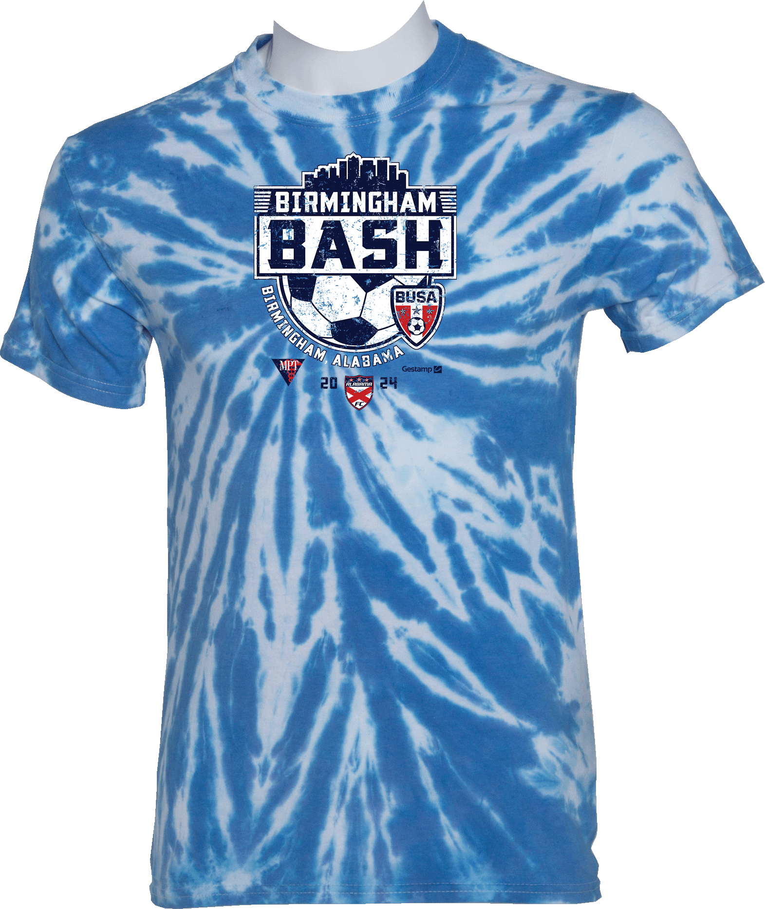 Tie-Dye Short Sleeves - 2024 Birmingham Bash