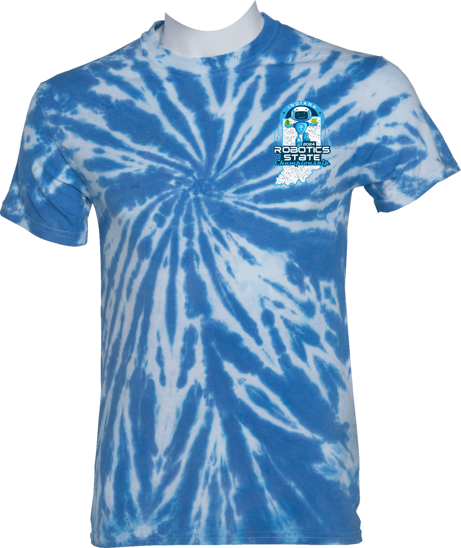 Tie-Dye Short Sleeves - 2024 Indiana Robotics State Championship