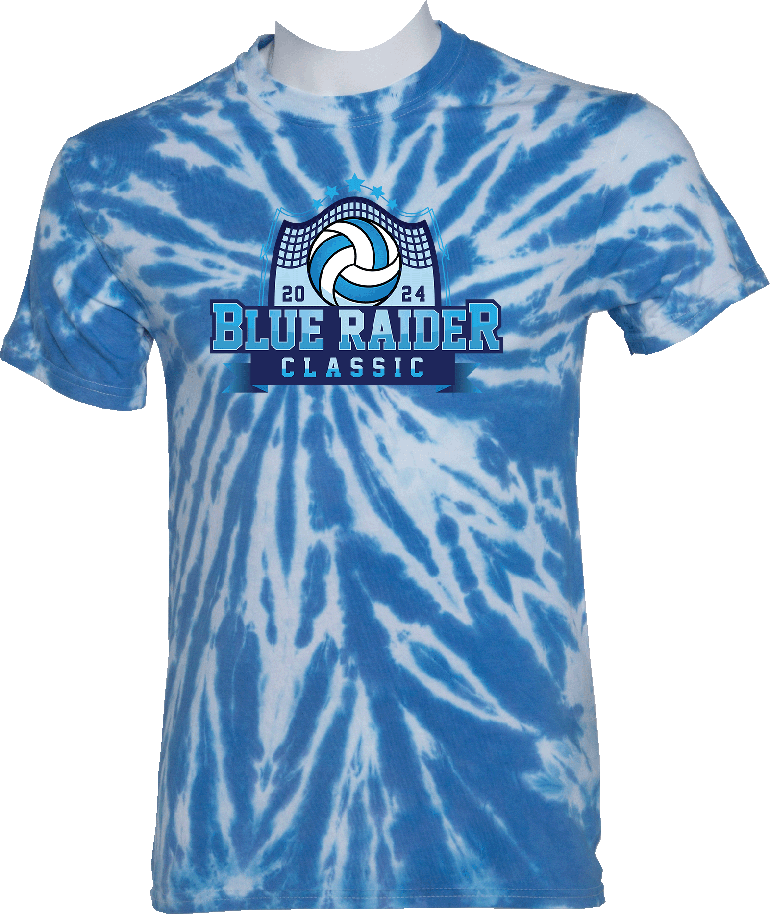 Tie-Dye Short Sleeves - 2024 Blue Raider Middle School Tournament