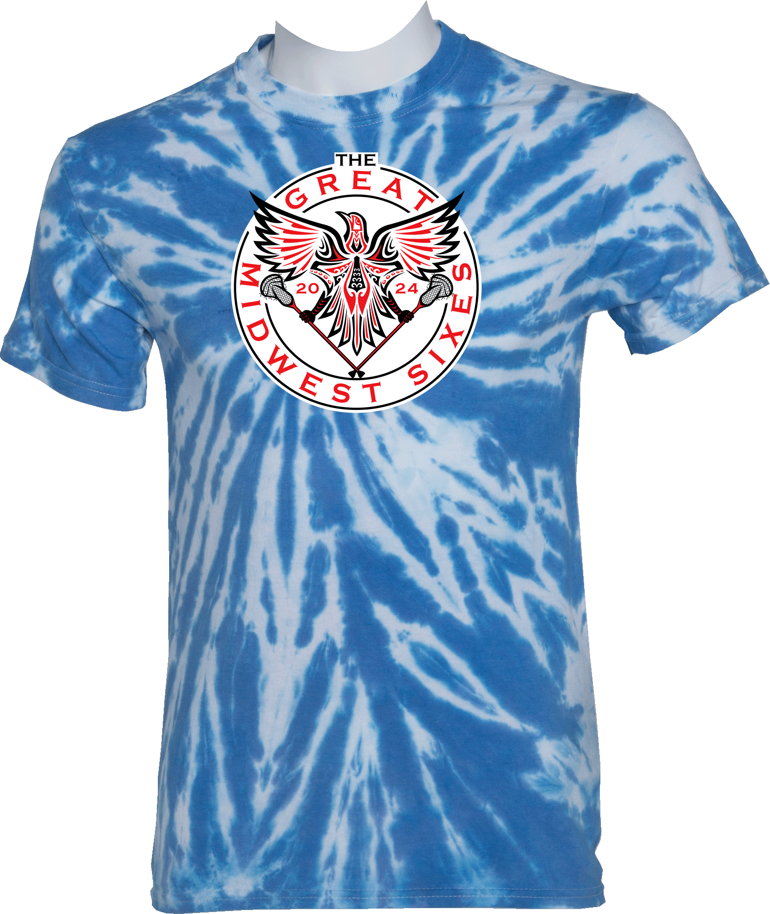 Tie-Dye Short Sleeves - 2024 The Great Midwest Sixes