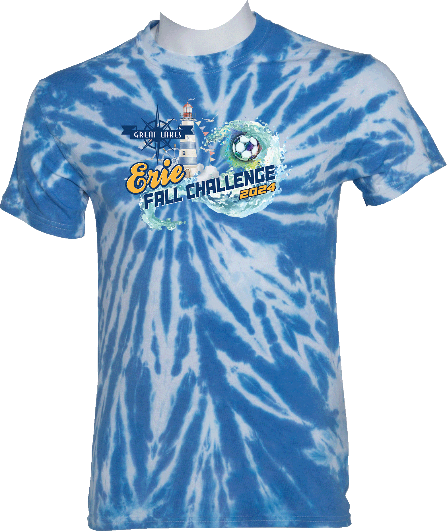 Tie-Dye Short Sleeves - 2024 Great Lakes Erie Fall Challenge