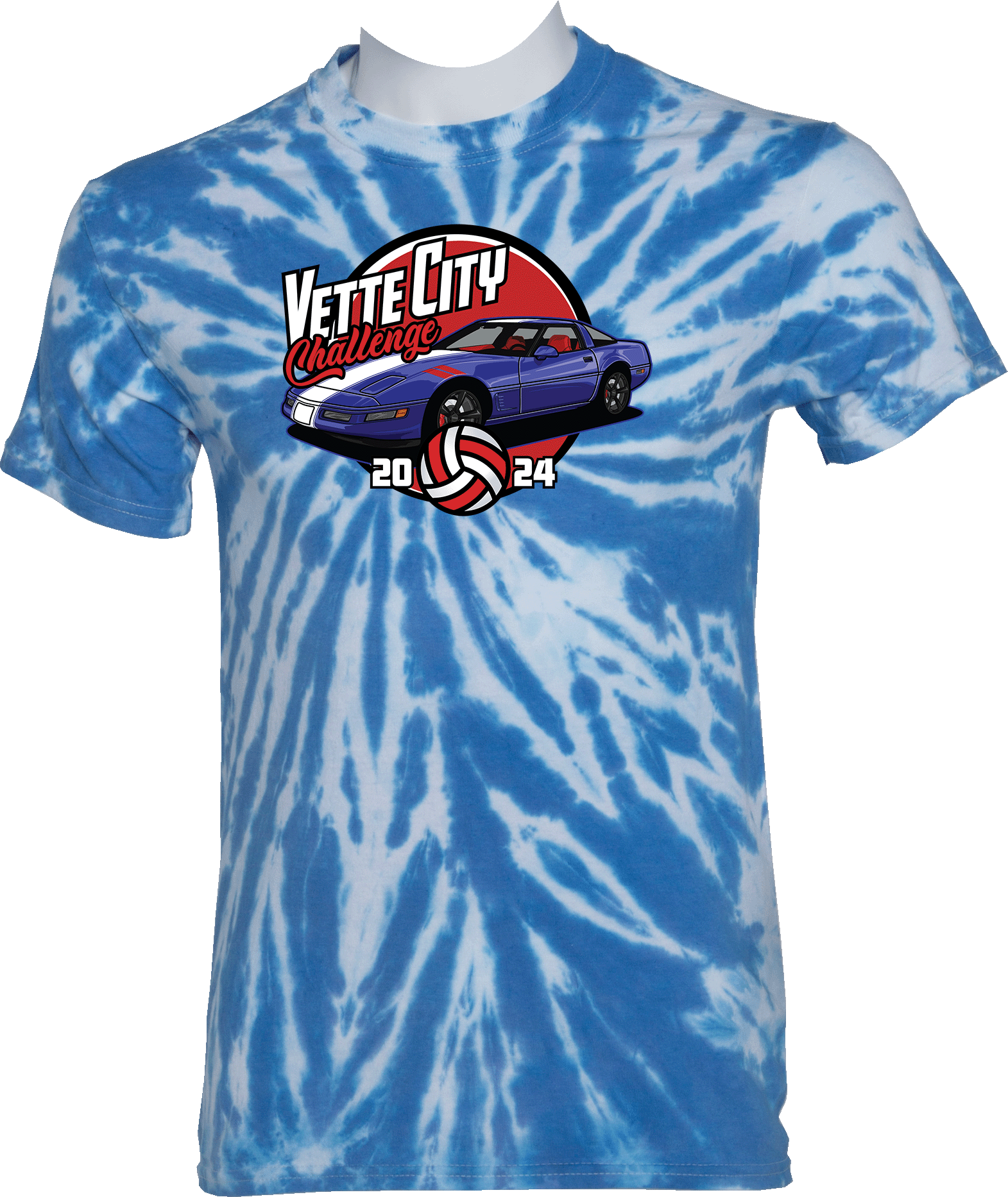 Tie-Dye Short Sleeves - 2024 Vette City Challenge