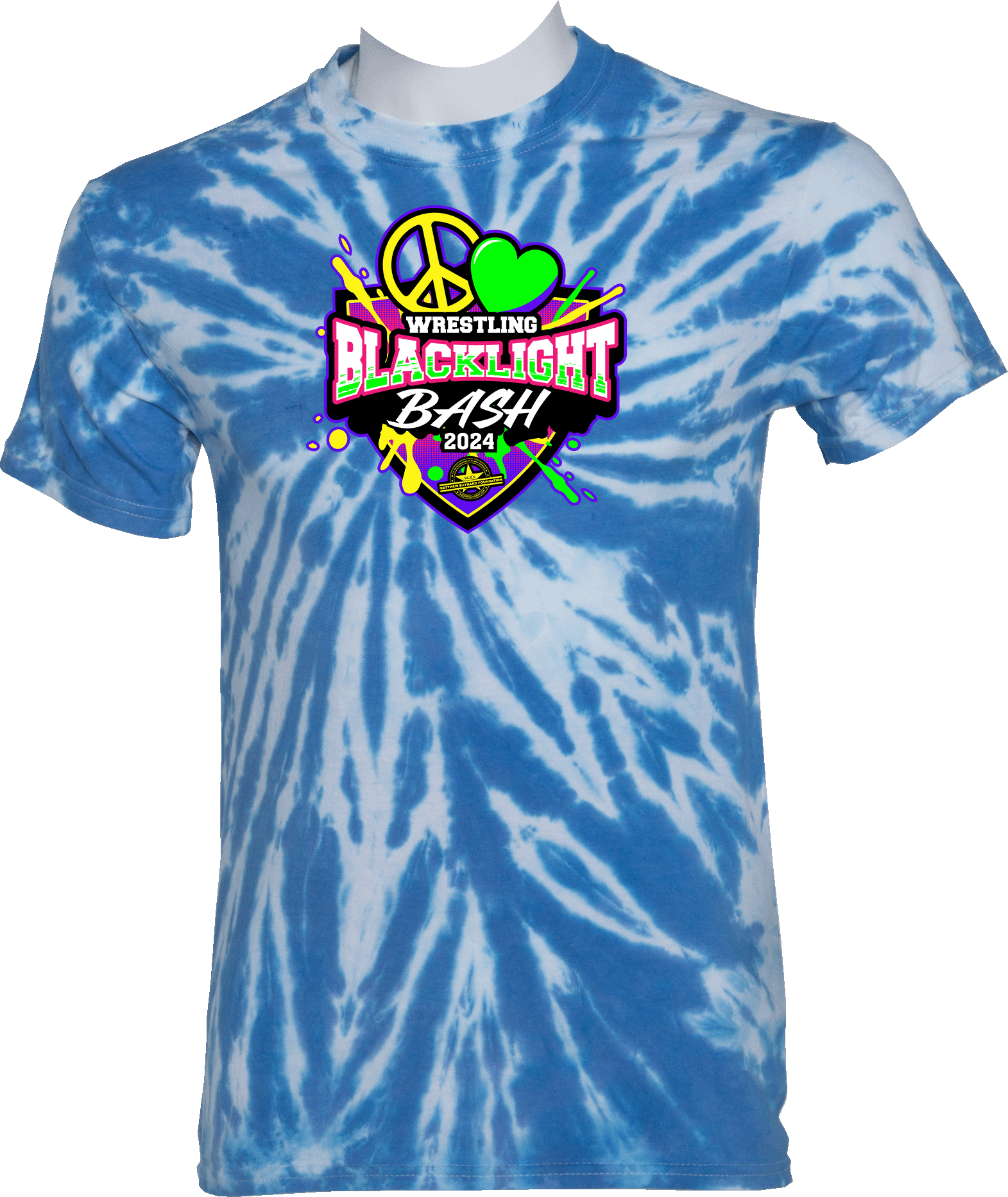 Tie-Dye Short Sleeves - 2024 Blacklight Spring Fling