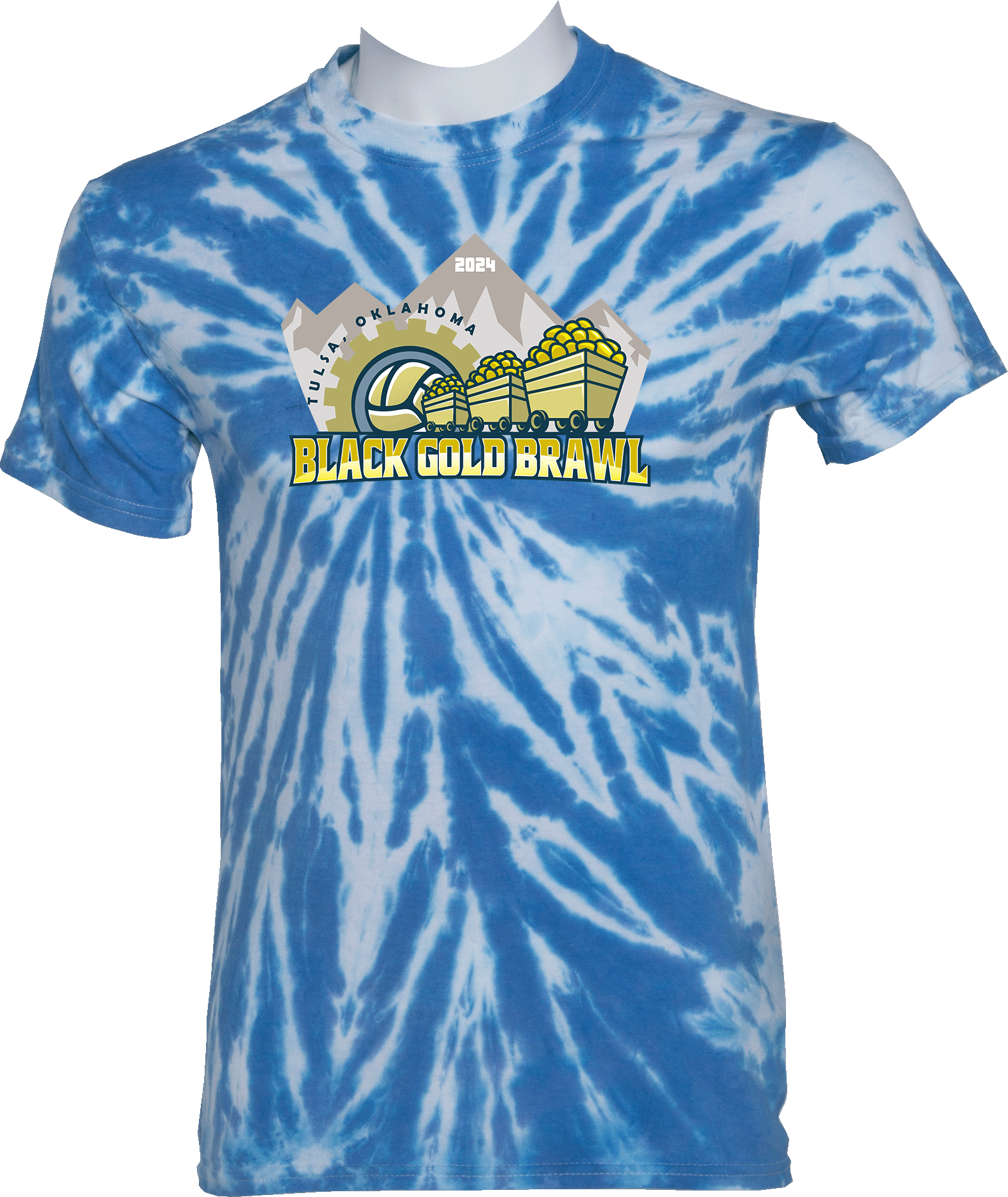 Tie-Dye Short Sleeves - 2024 Black Gold Brawl