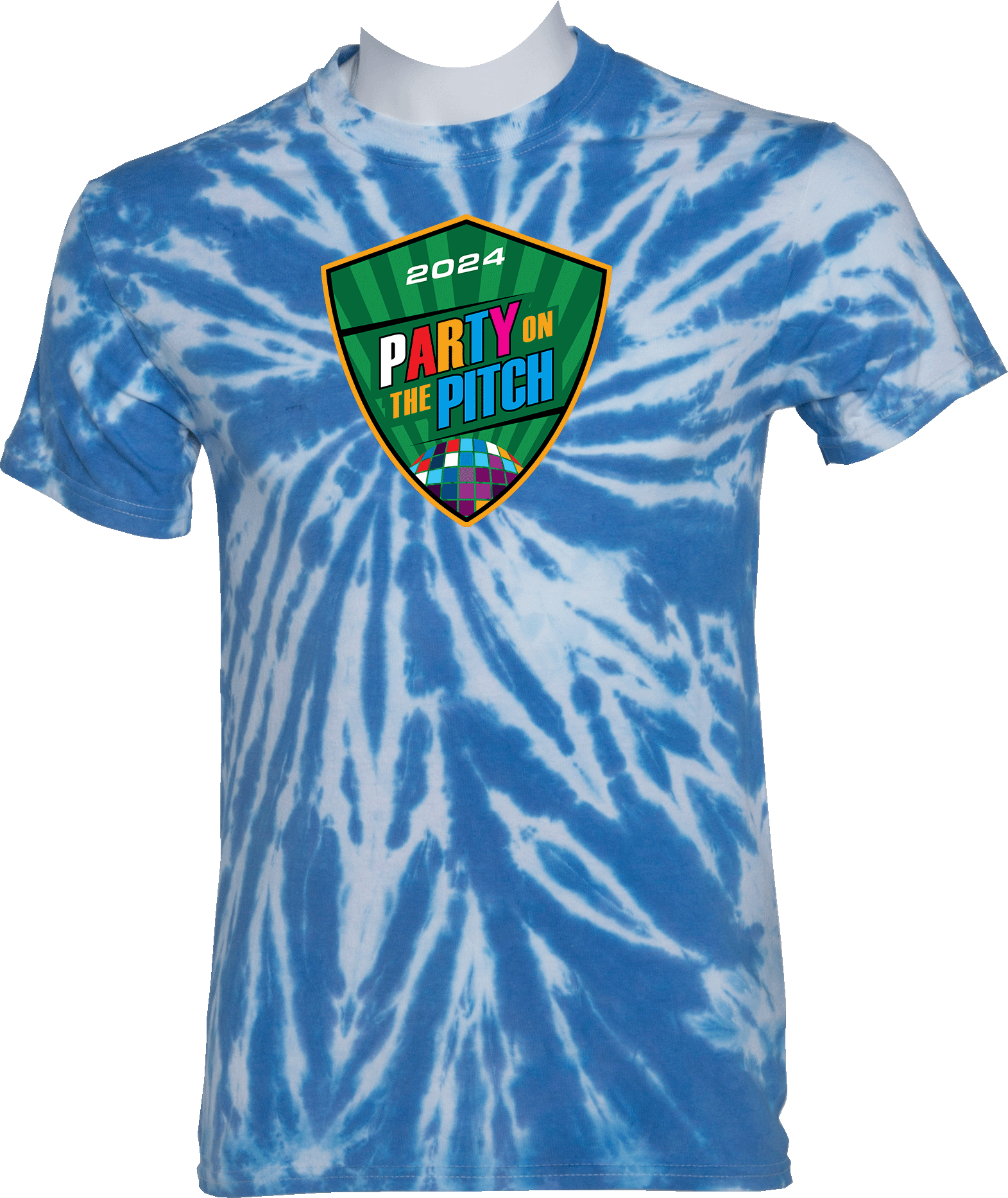 Tie-Dye Short Sleeves - 2024 Party On The Pitch