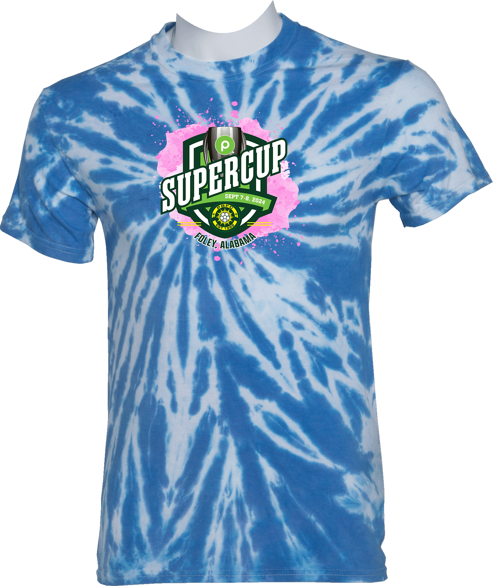 Tie-Dye Short Sleeves - 2024 Publix SuperCup (Girls)