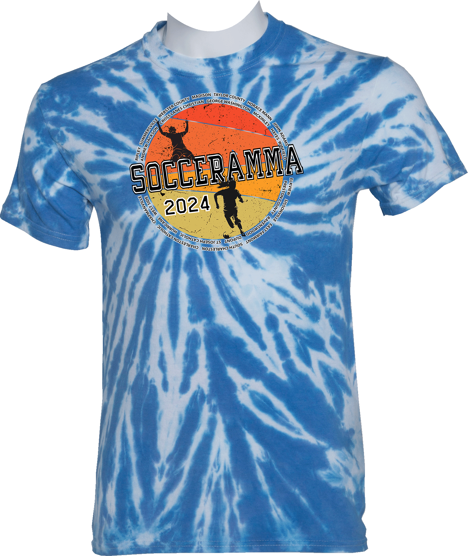 Tie-Dye Short Sleeves - 2024 Middle School Socceramma