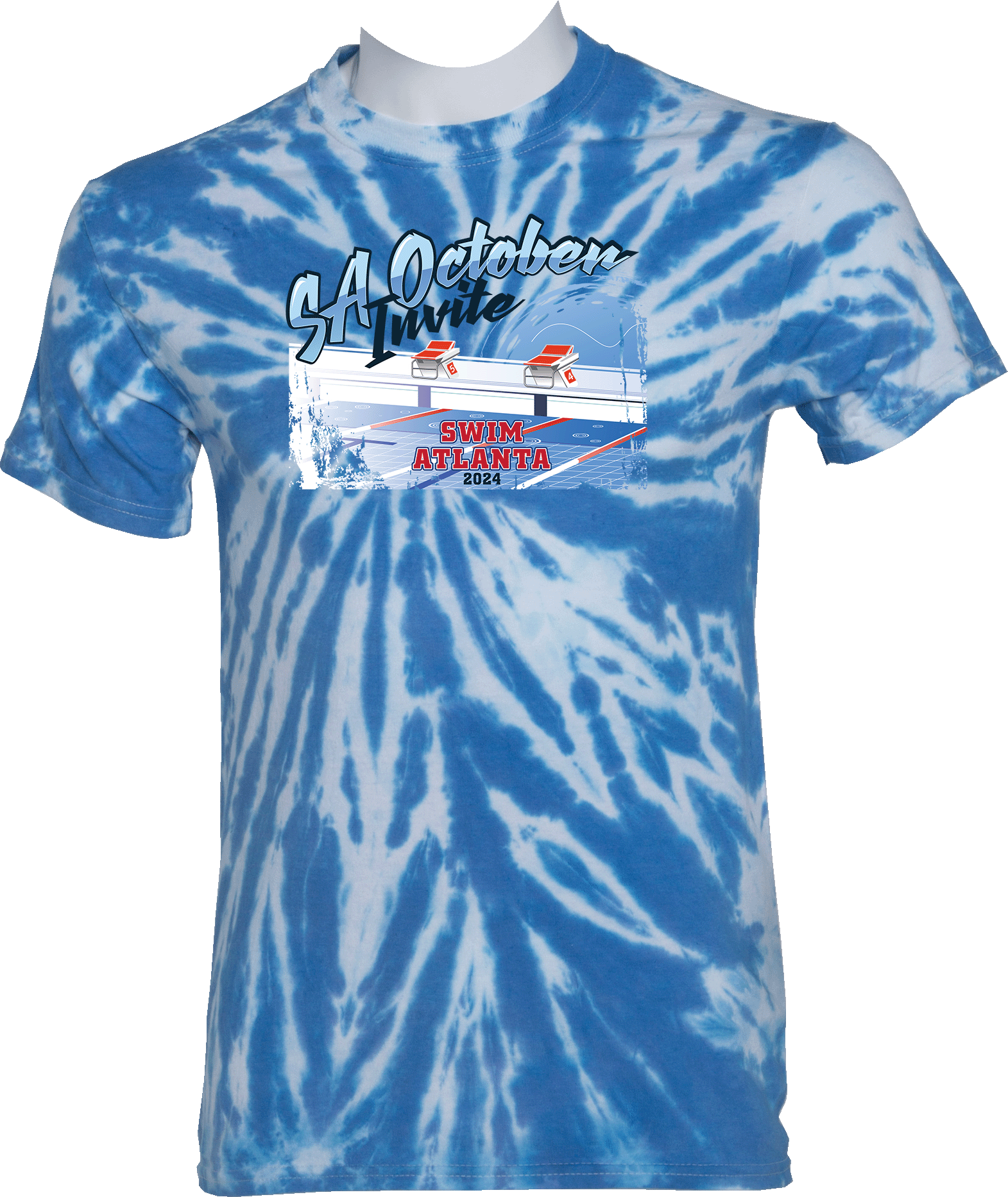 Tie-Dye Short Sleeves - 2024 Swim Atlanta October Invite