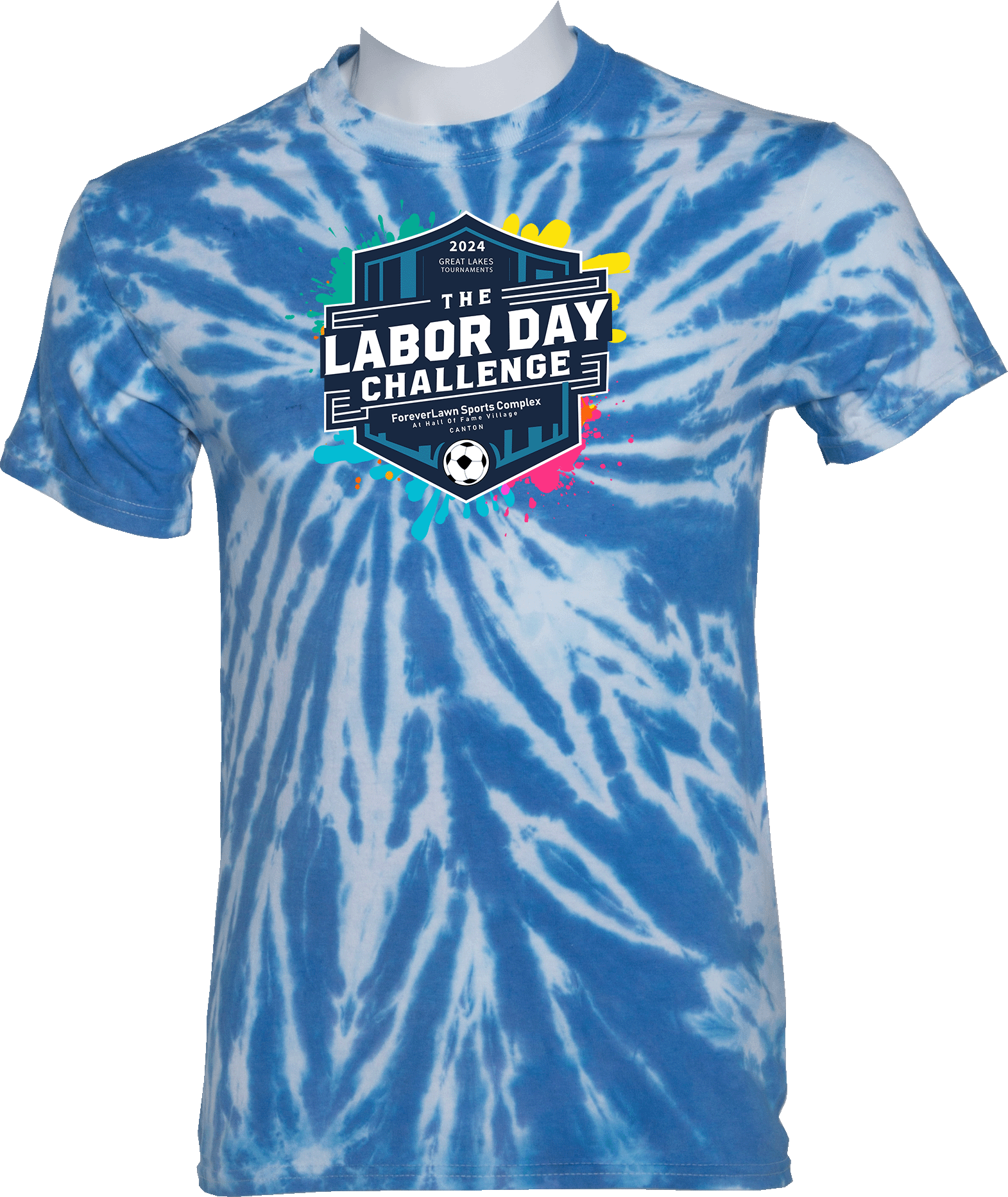 Tie-Dye Short Sleeves - 2024 Great Lakes Labor Day Challenge