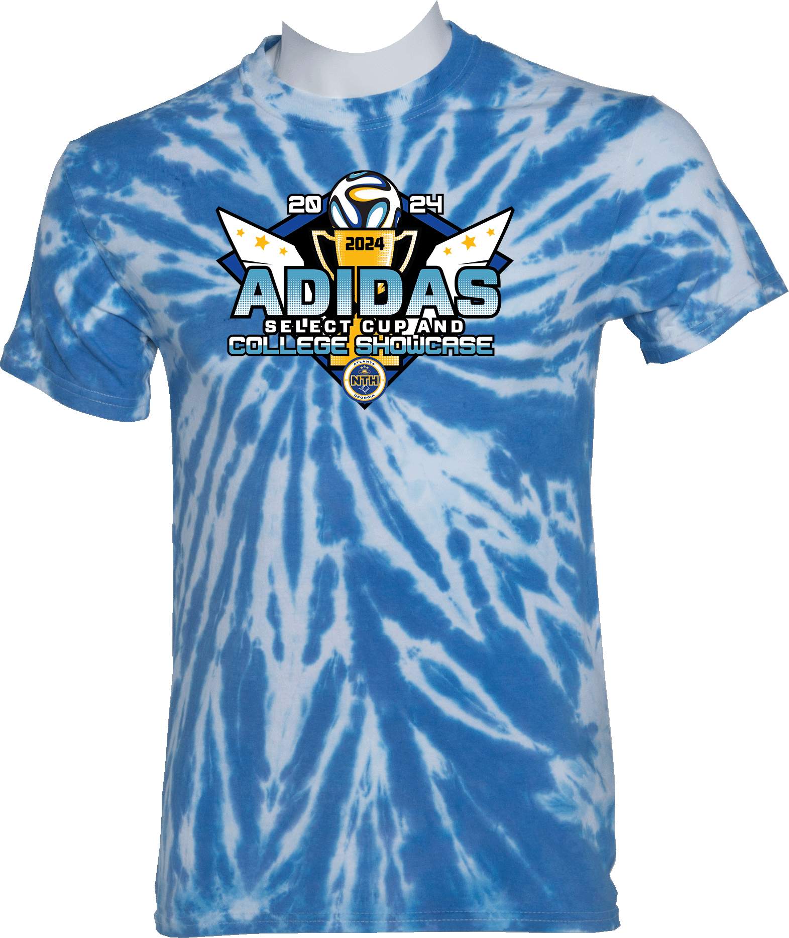 Tie-Dye Short Sleeves - 2024 NTH Adidas Select Cup and College Showcase