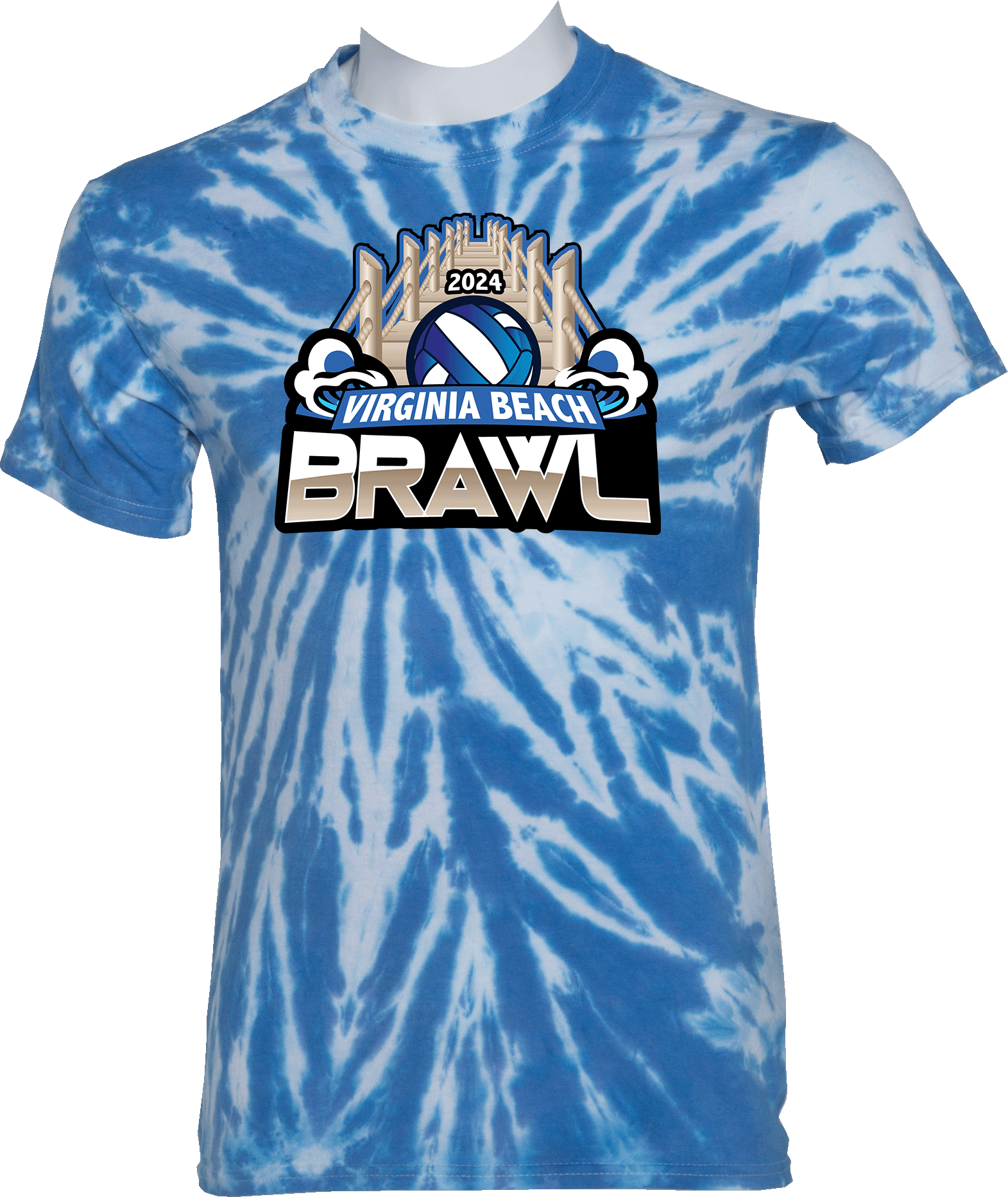 Tie-Dye Short Sleeves - 2024 Virginia Beach Brawl