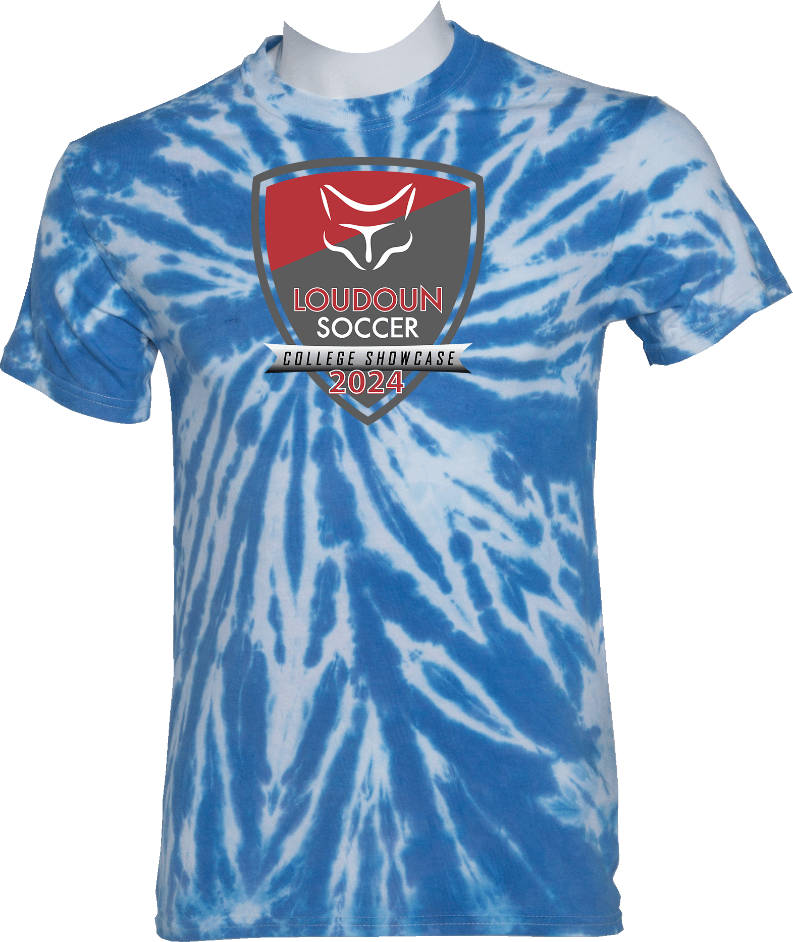 Tie-Dye Short Sleeves - 2024 Loudoun Soccer College Showcase