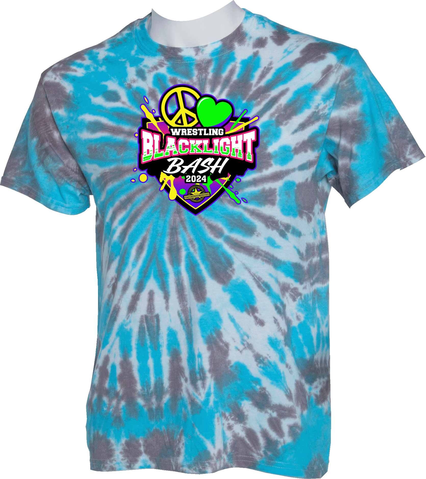 Tie-Dye Short Sleeves - 2024 Blacklight Spring Fling