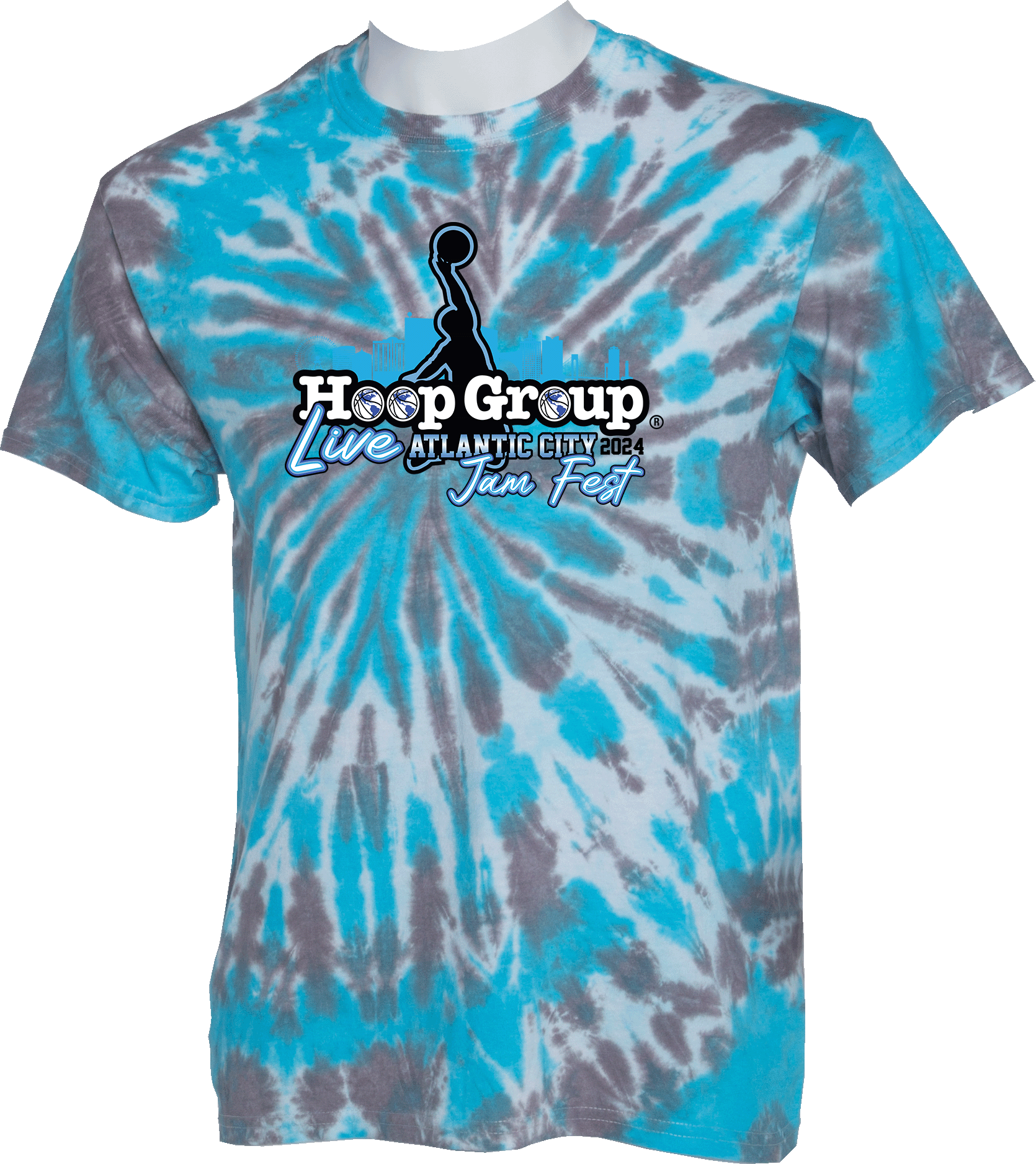 Tie-Dye Short Sleeves - 2024 LIVE Atlantic City Jam Fest