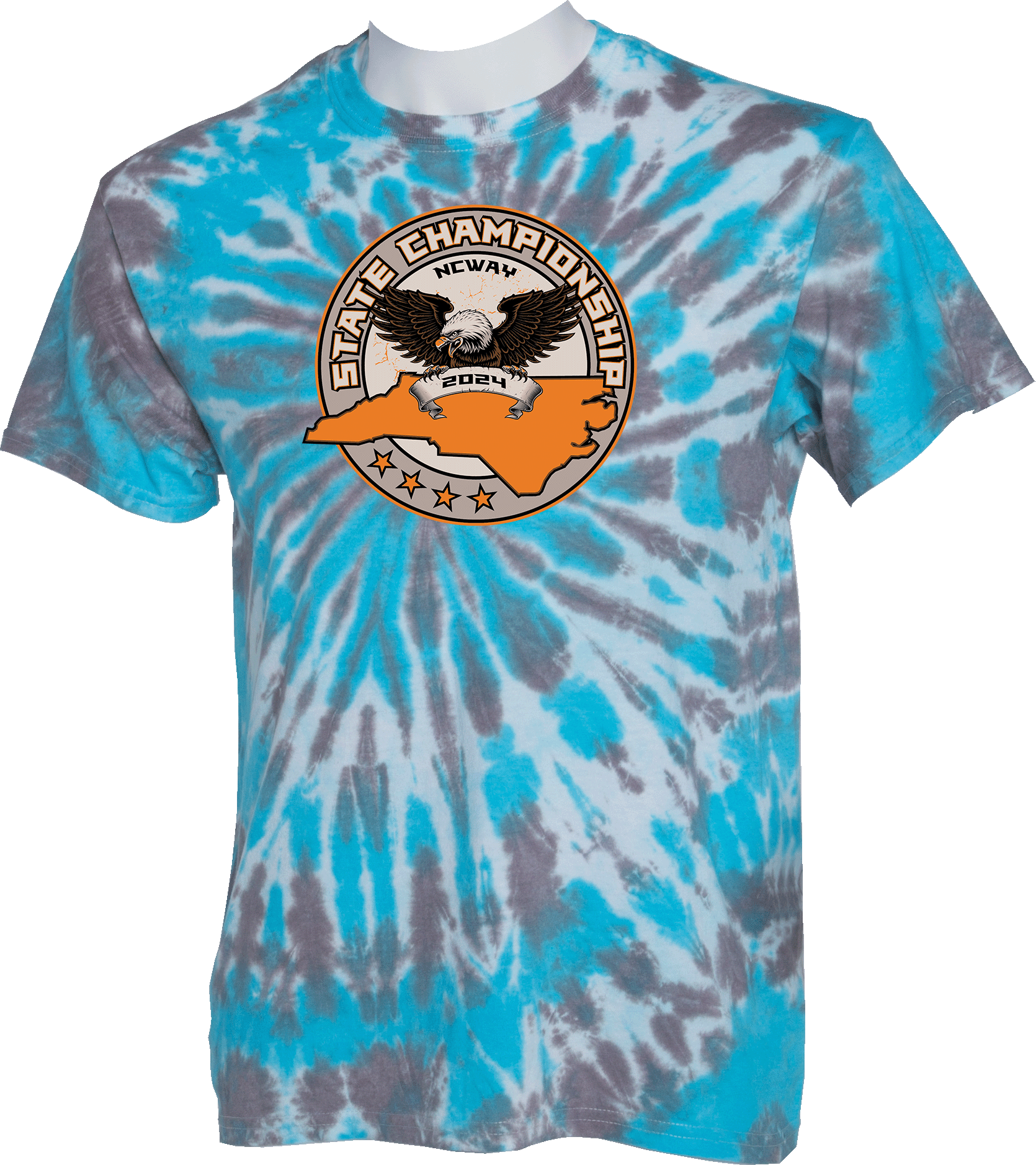 Tie-Dye Short Sleeves - 2024 NCWAY State Championship