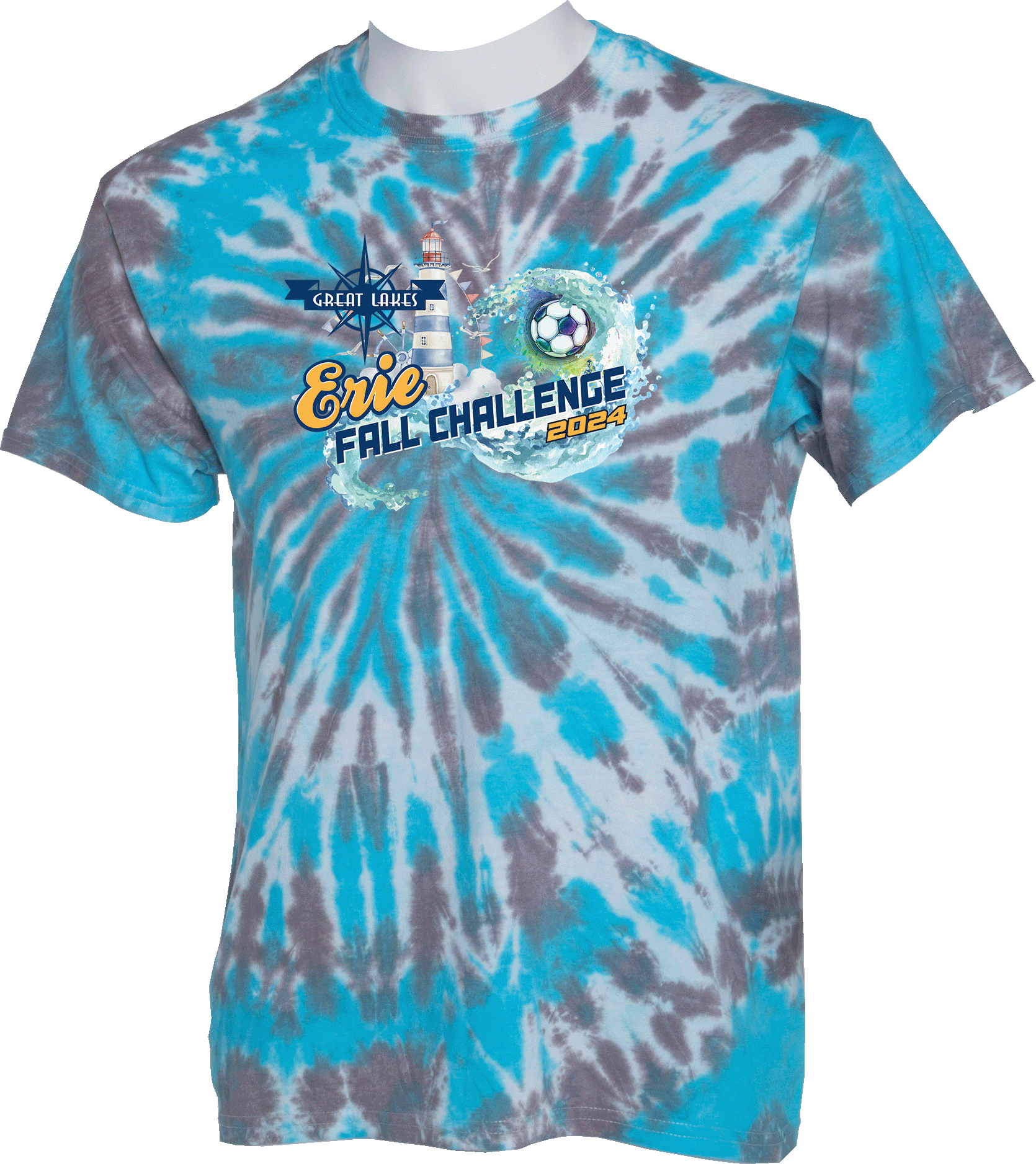 Tie-Dye Short Sleeves - 2024 Great Lakes Erie Fall Challenge