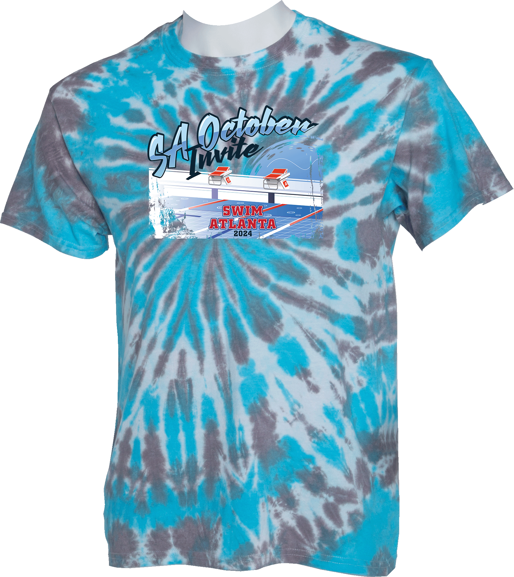 Tie-Dye Short Sleeves - 2024 Swim Atlanta October Invite