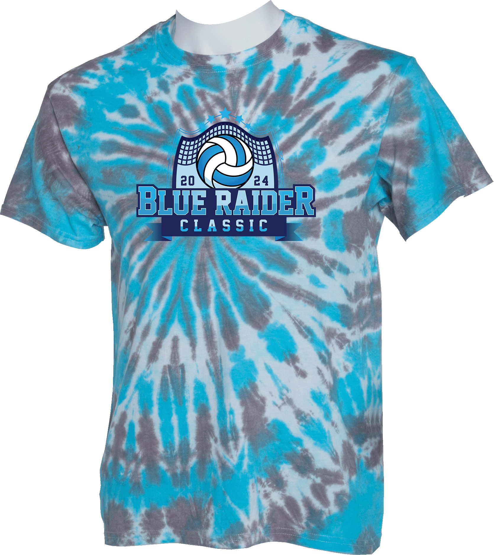 Tie-Dye Short Sleeves - 2024 Blue Raider Middle School Tournament