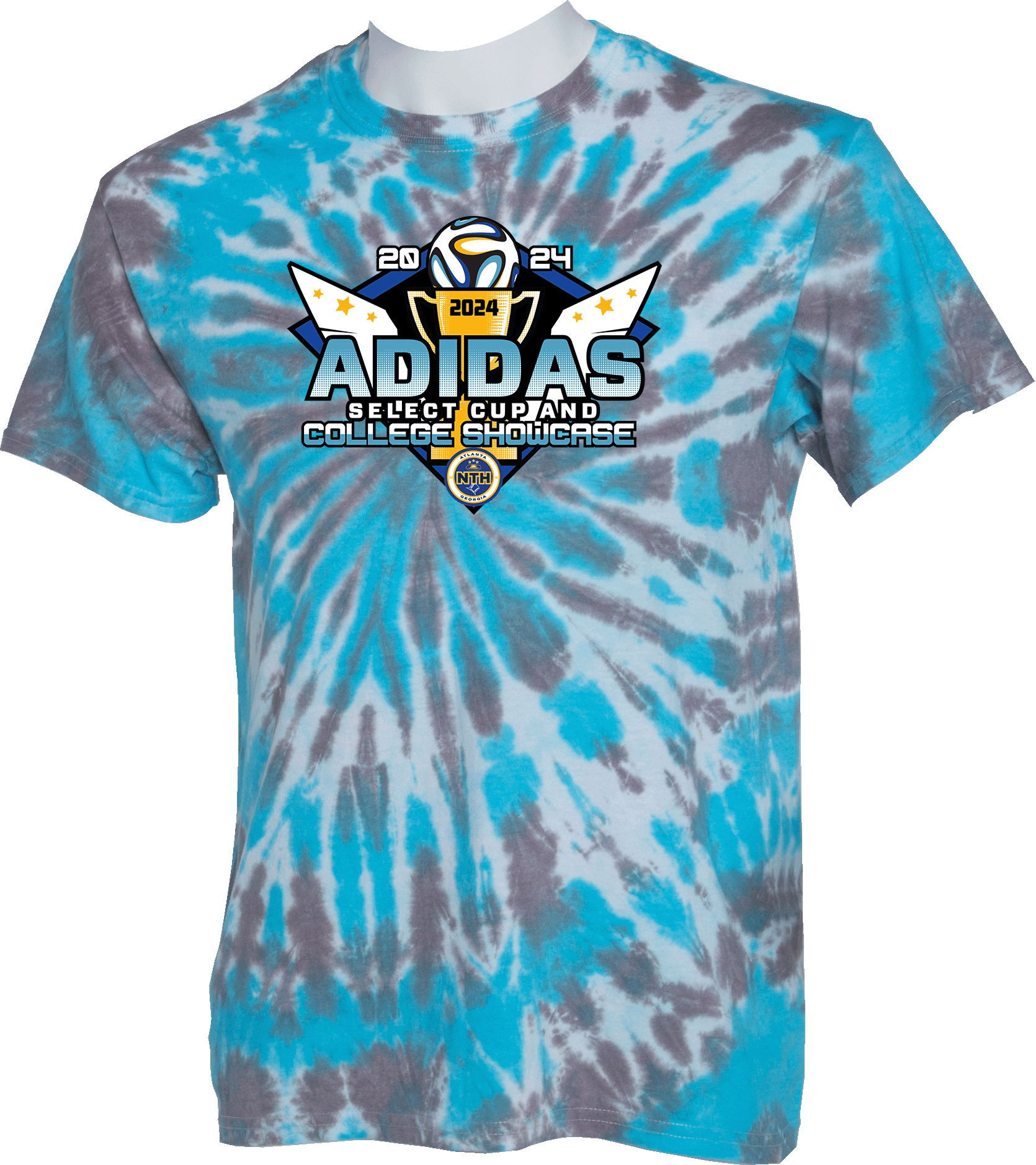 Tie-Dye Short Sleeves - 2024 NTH Adidas Select Cup and College Showcase