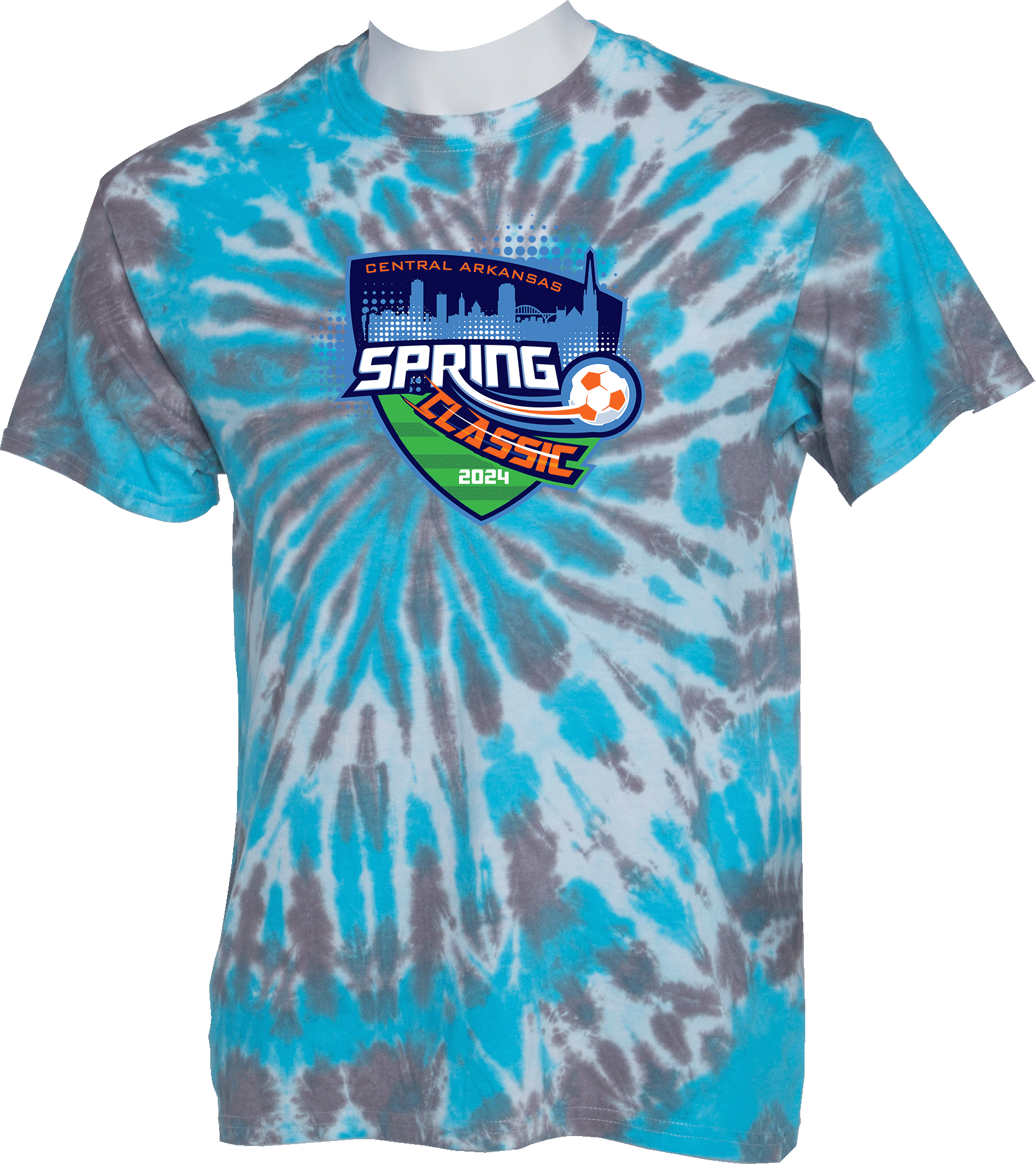 Tie-Dye Short Sleeves - 2024 Central Arkansas Spring Classic