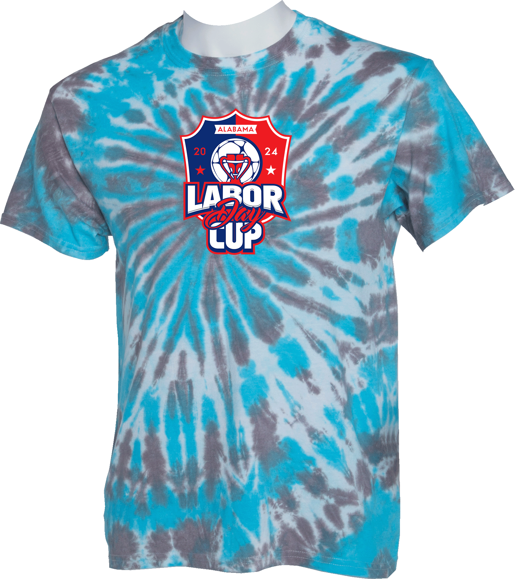 Tie-Dye Short Sleeves - 2024 Alabama Labor Day Cup