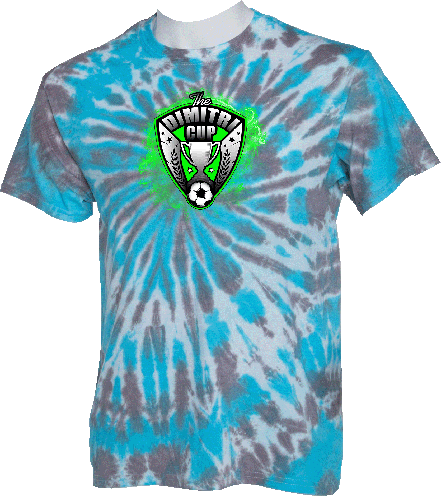 Tie-Dye Short Sleeves - 2025 The Dimitri Cup - Smoke