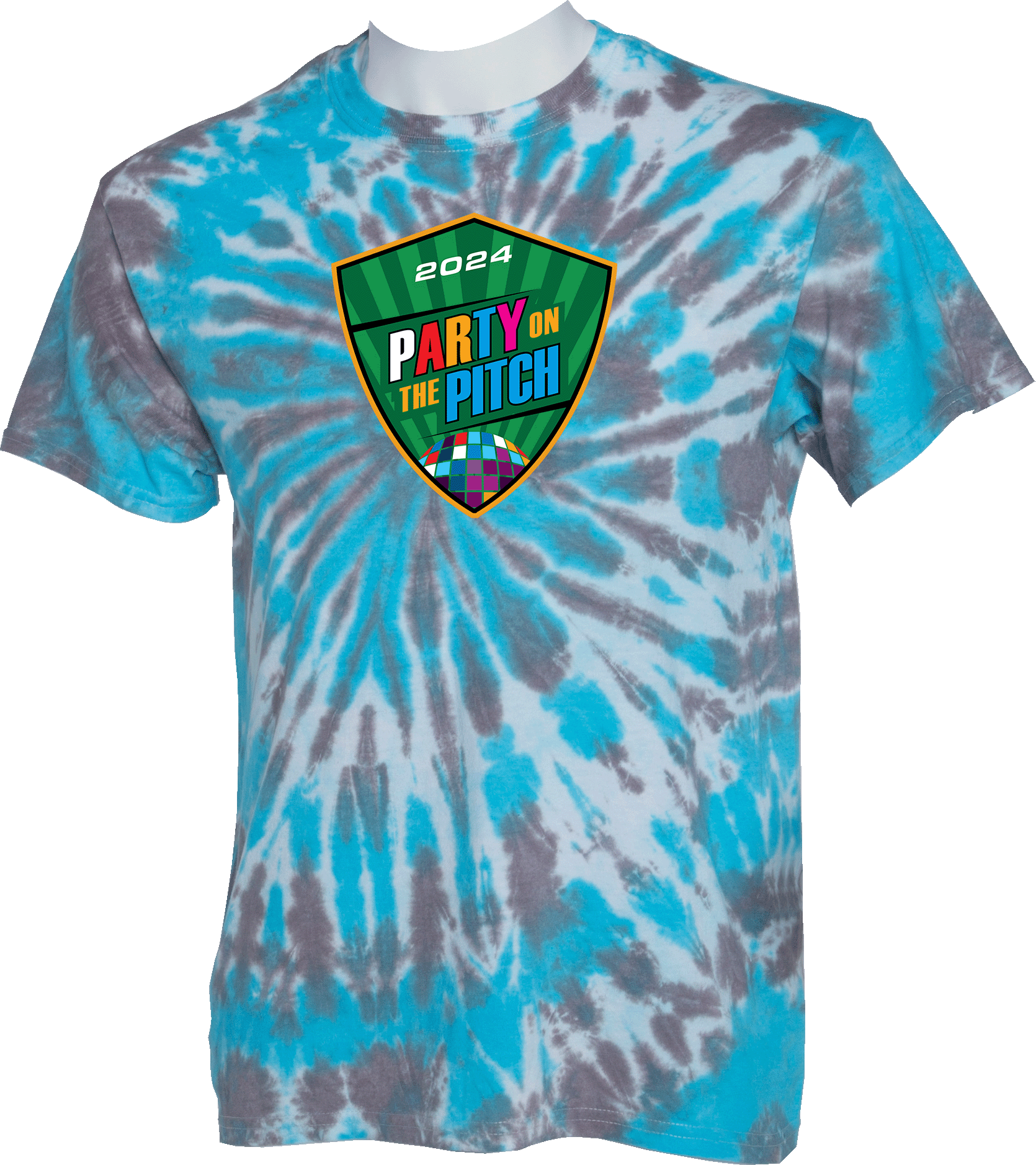 Tie-Dye Short Sleeves - 2024 Party On The Pitch