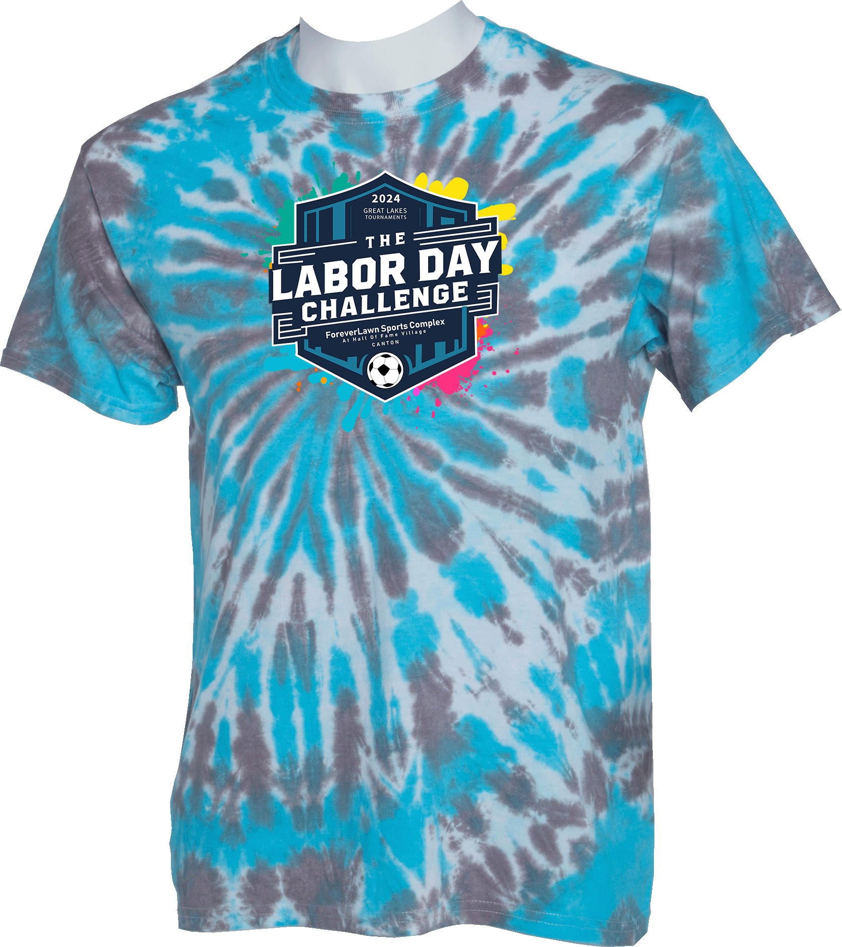 Tie-Dye Short Sleeves - 2024 Great Lakes Labor Day Challenge