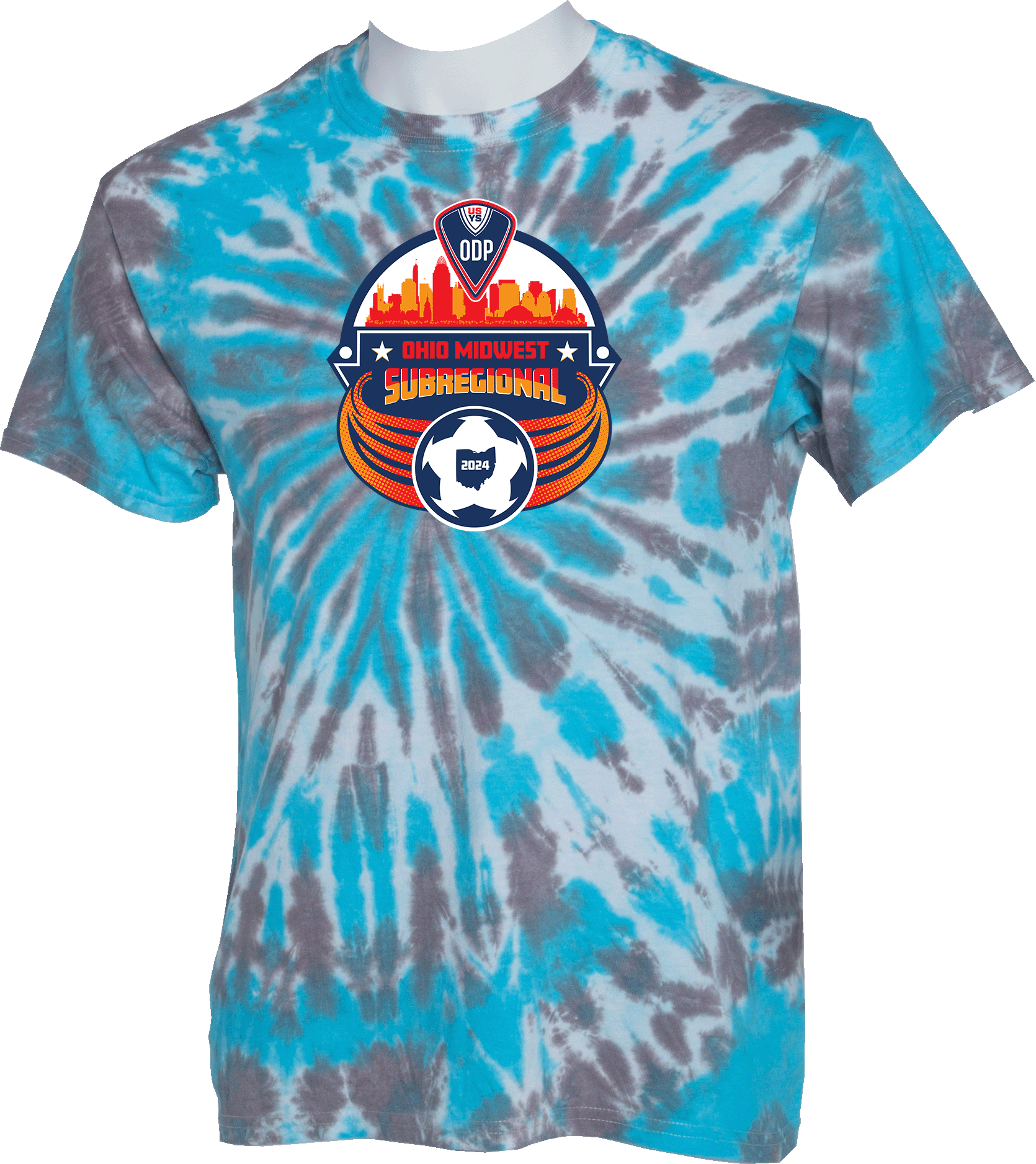 Tie-Dye Short Sleeves - 2024 USYS ODP OH Midwest Subregional